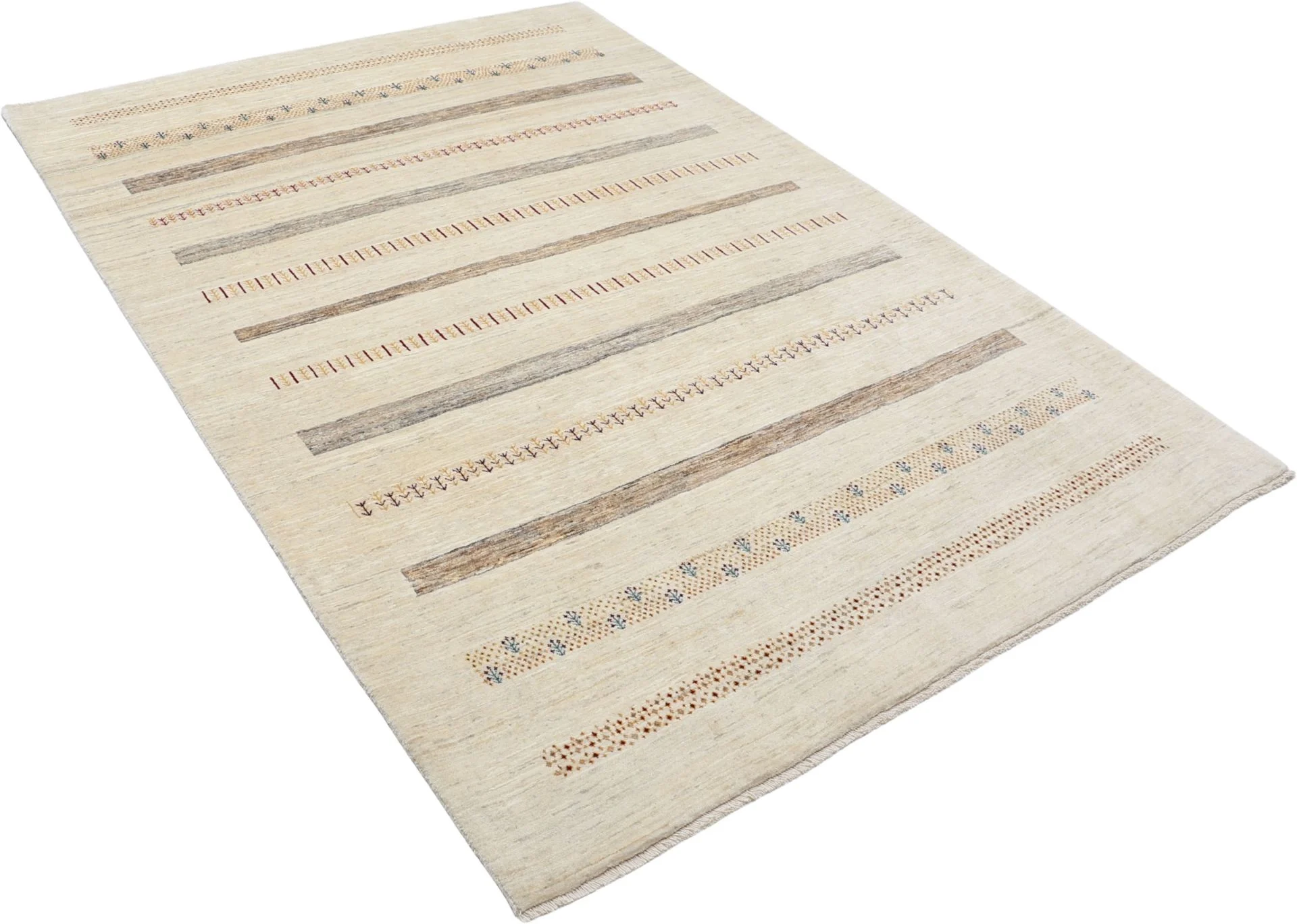 Hand-Knotted Loribaft Persian Rug, 198 × 288 cm, Wool - Image 4