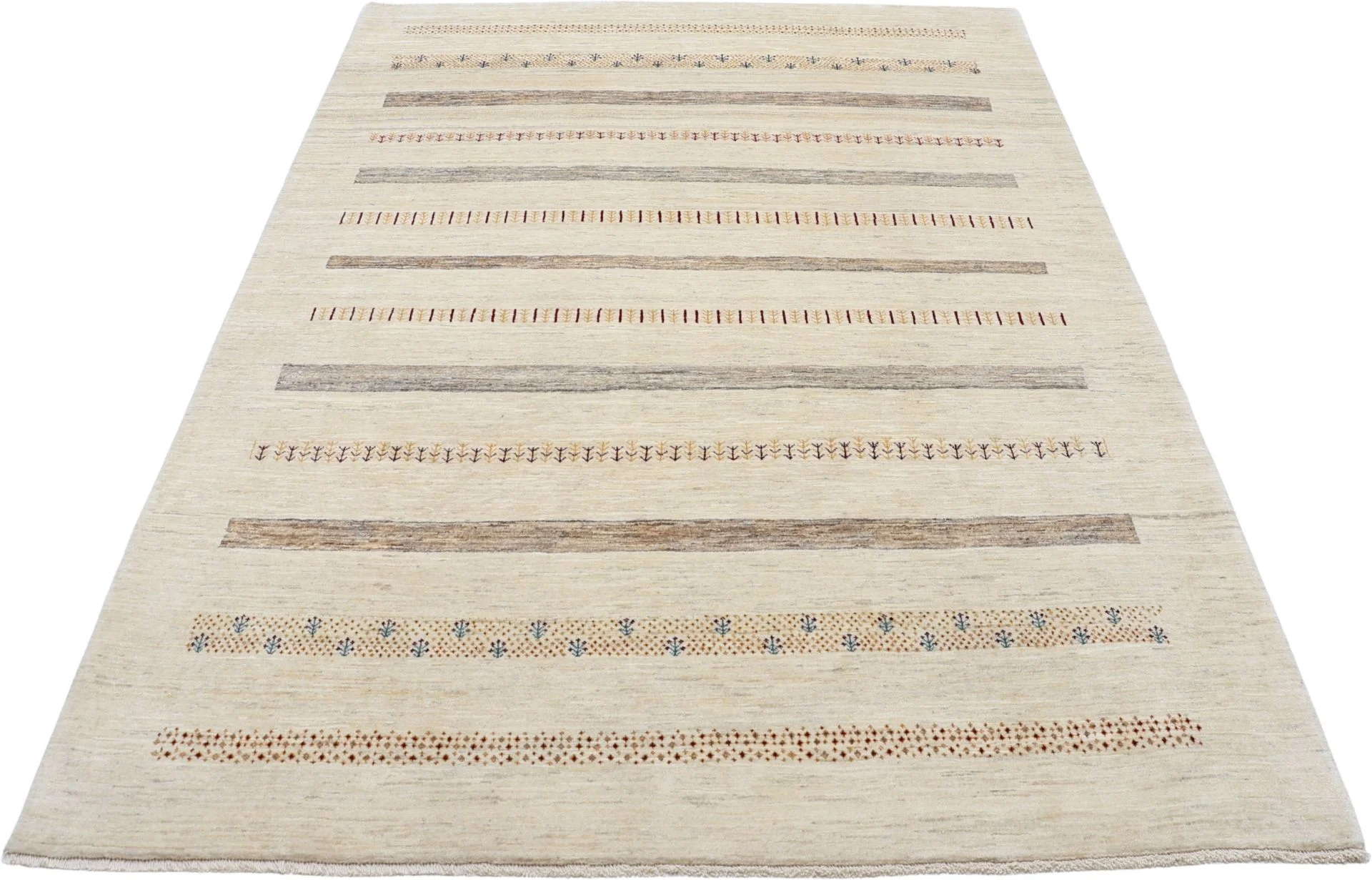 Hand-Knotted Loribaft Persian Rug, 198 × 288 cm, Wool - Image 7