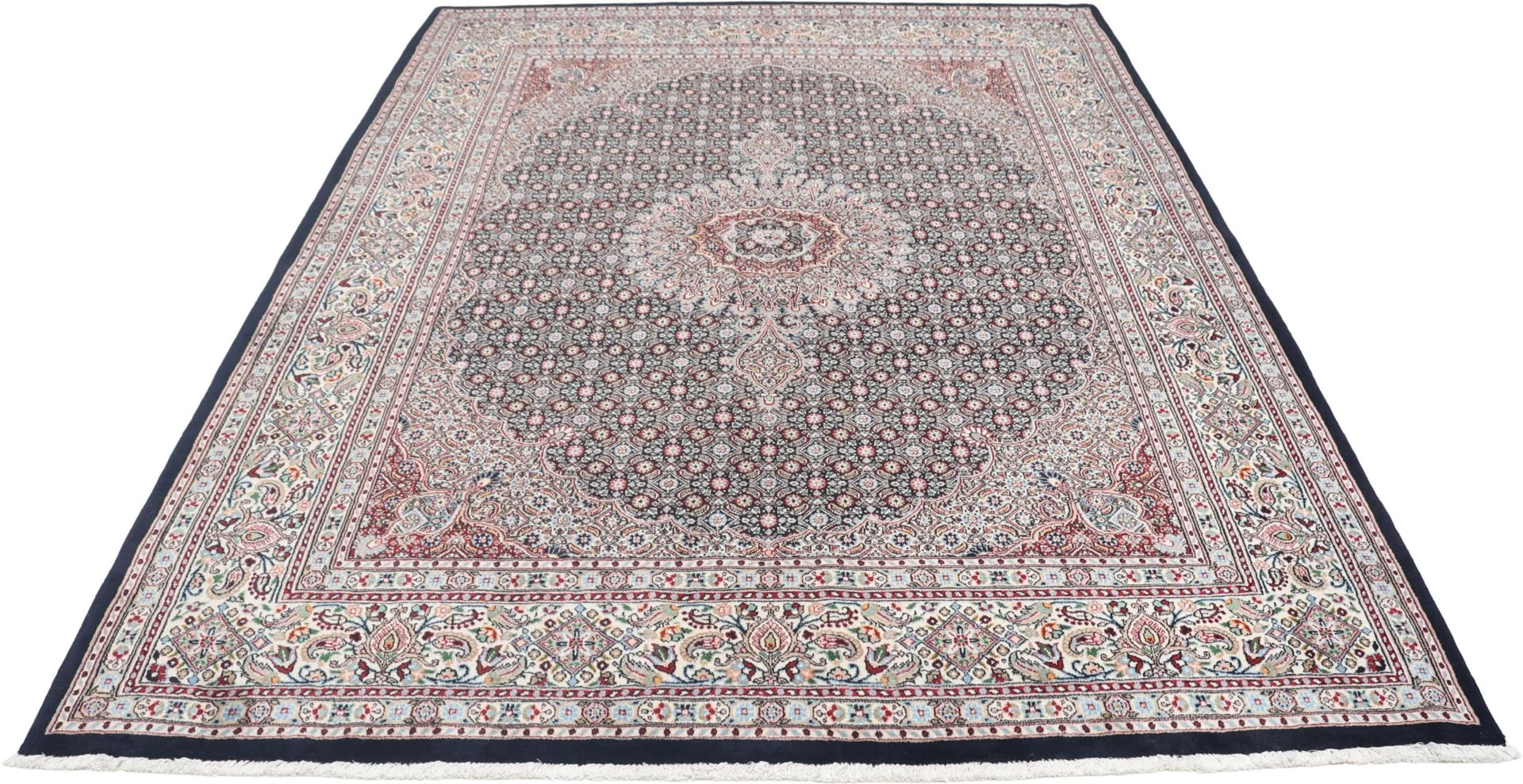 Alternative view of Wool Moud Persian Rug 182 × 240 cm, hand-knotted