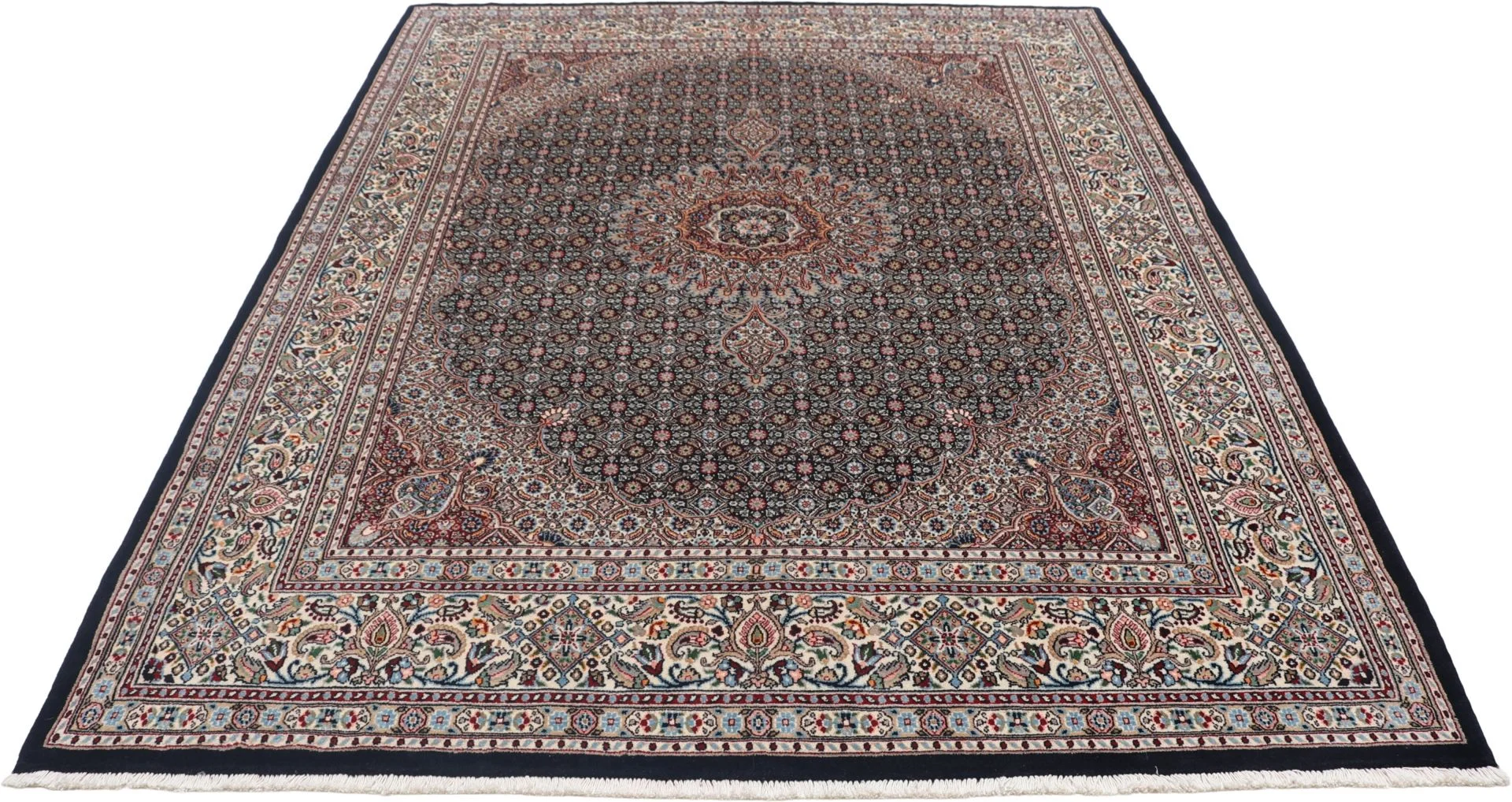 Wool Moud Persian Rug 182 × 240 cm, hand-knotted - Image 7