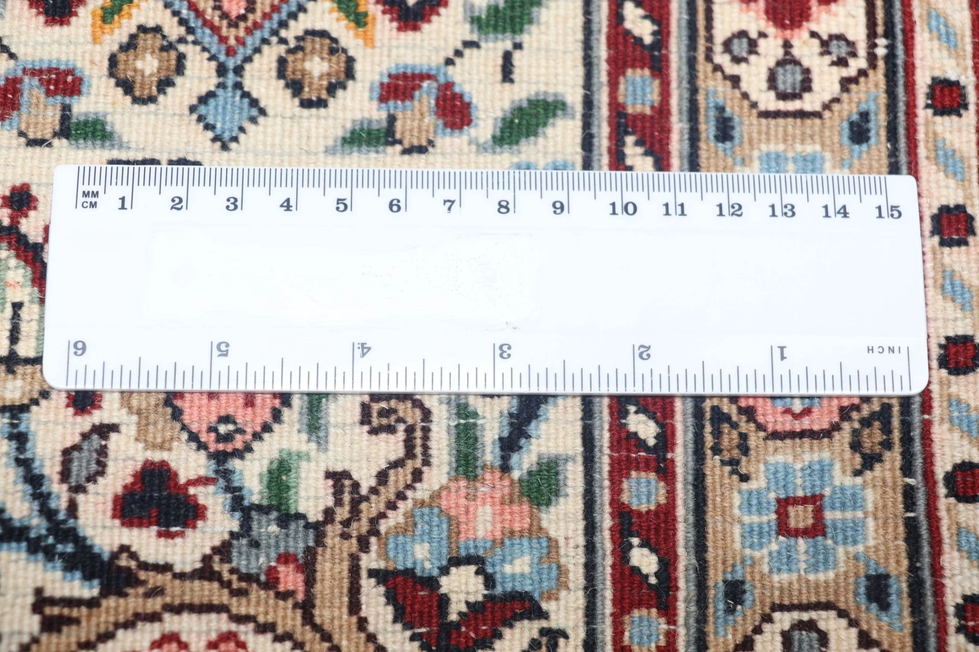 Wool Moud Persian Rug 182 × 240 cm, hand-knotted - Image 11