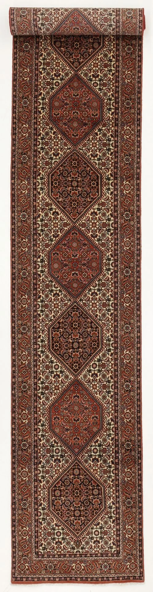 Wool Bijar Persian Rug 85 × 520 cm, hand-knotted