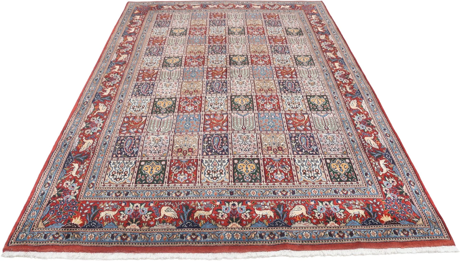 Alternative view of Hand-Knotted Moud Persian Rug, 165 × 250 cm, Wool