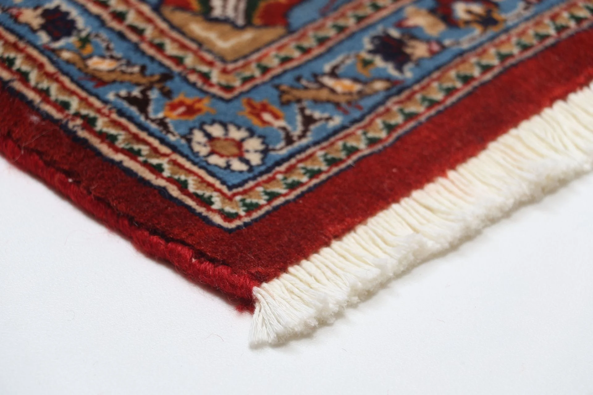 Hand-Knotted Moud Persian Rug, 165 × 250 cm, Wool - Image 6