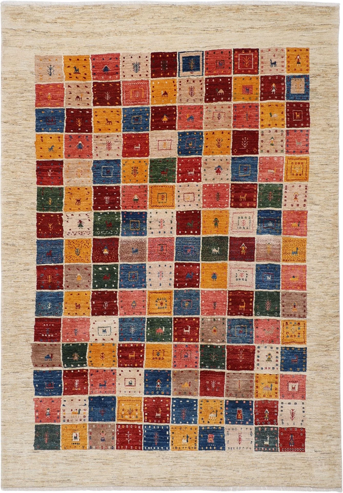 Wool Loribaft Persian Rug 200 × 285 cm, hand-knotted