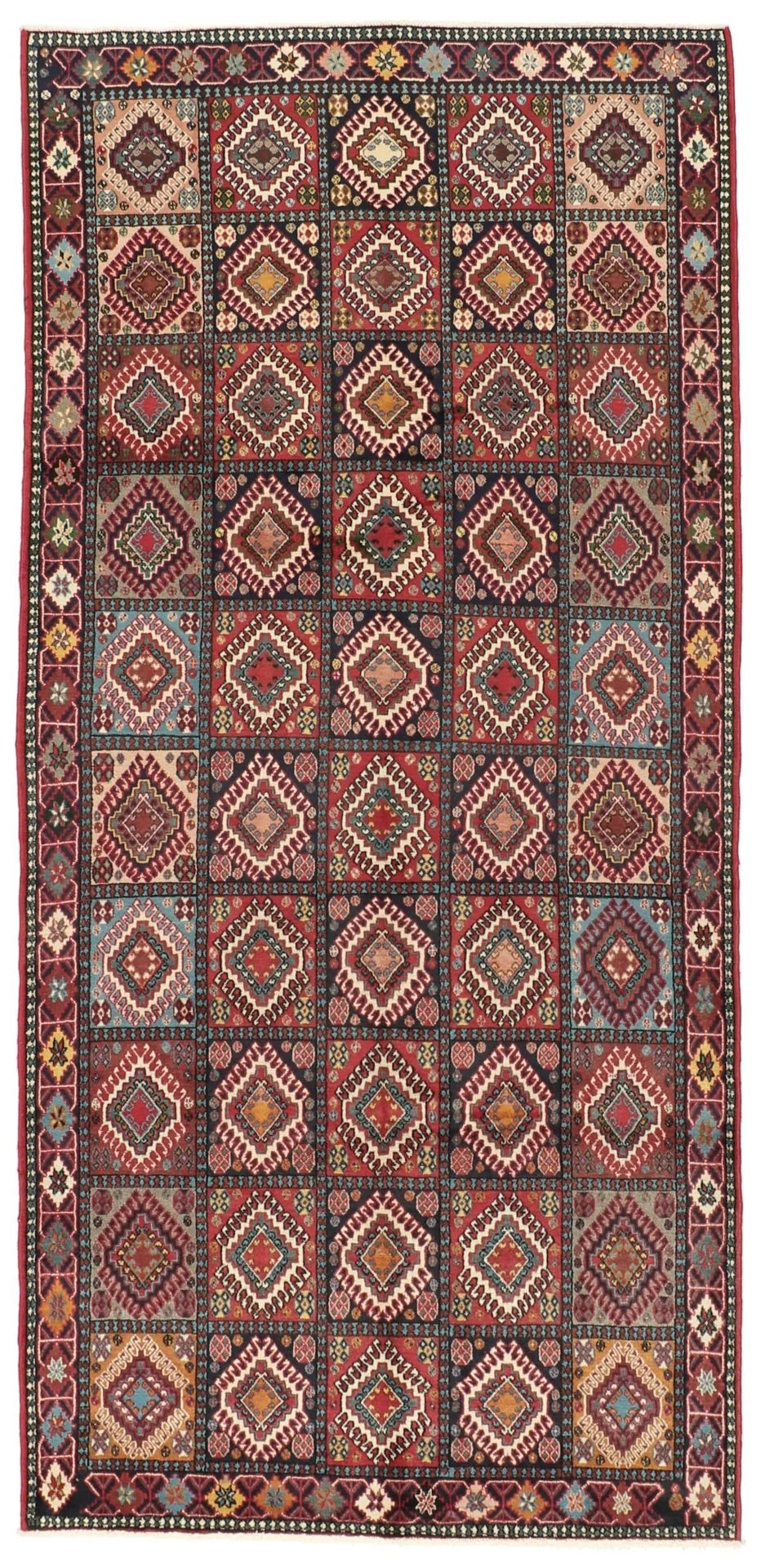 Wool Persian Rug 150 × 300 cm, hand-knotted