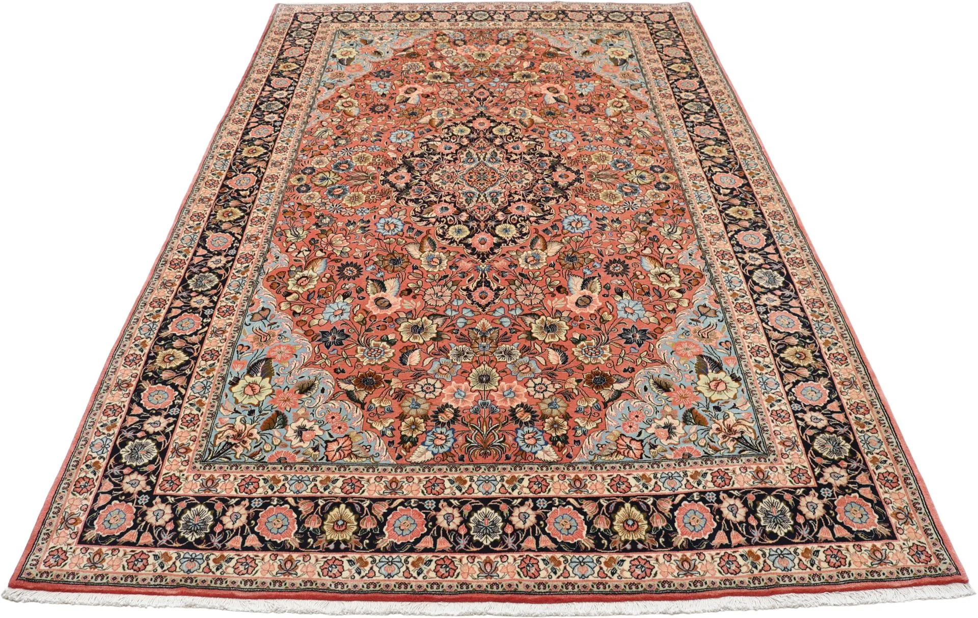 Hand-Knotted Sarouk Persian Rug, 210 × 320 cm, Wool - Image 7
