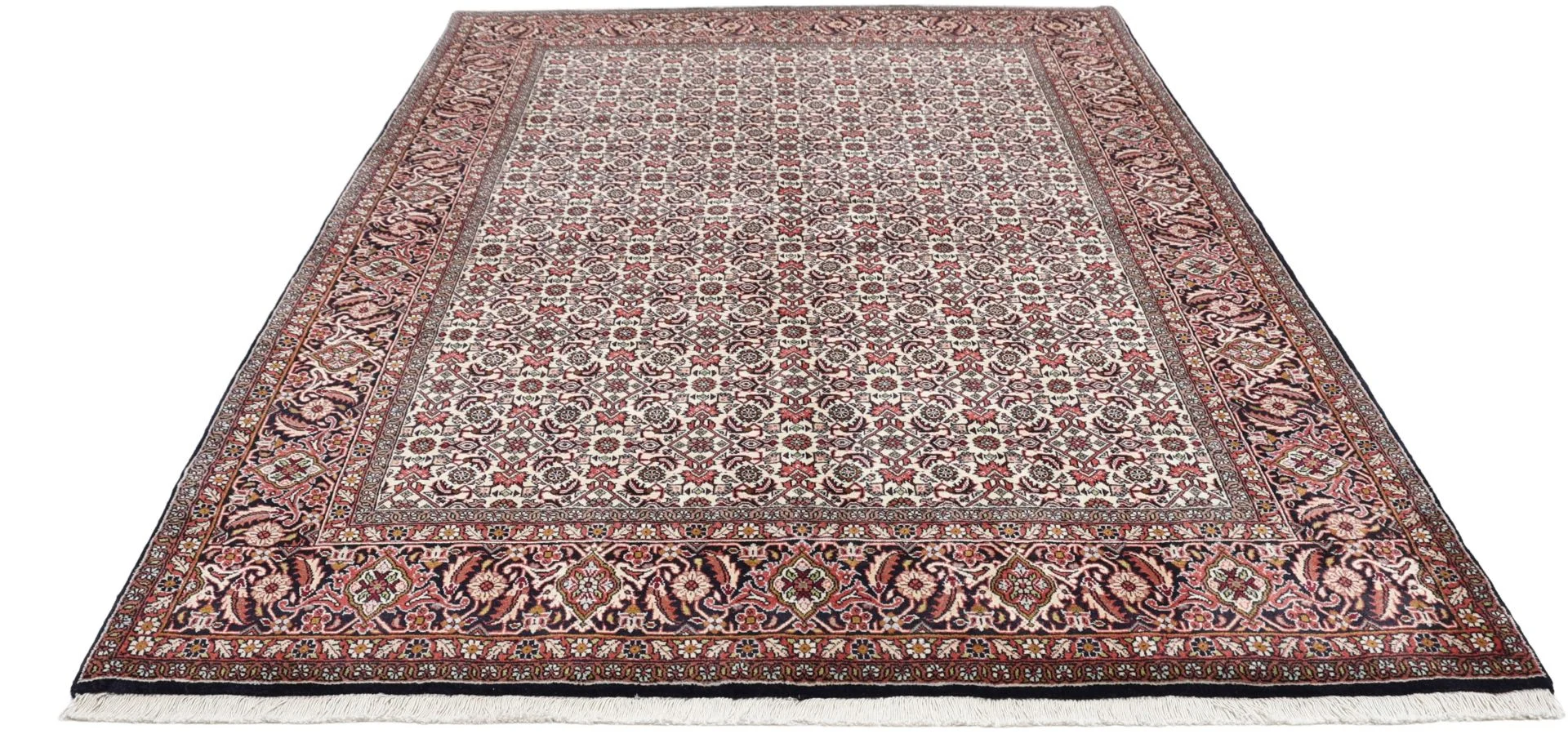 Alternative view of Bijar Persian Rug 167 × 243 cm in Wool, hand-knotted