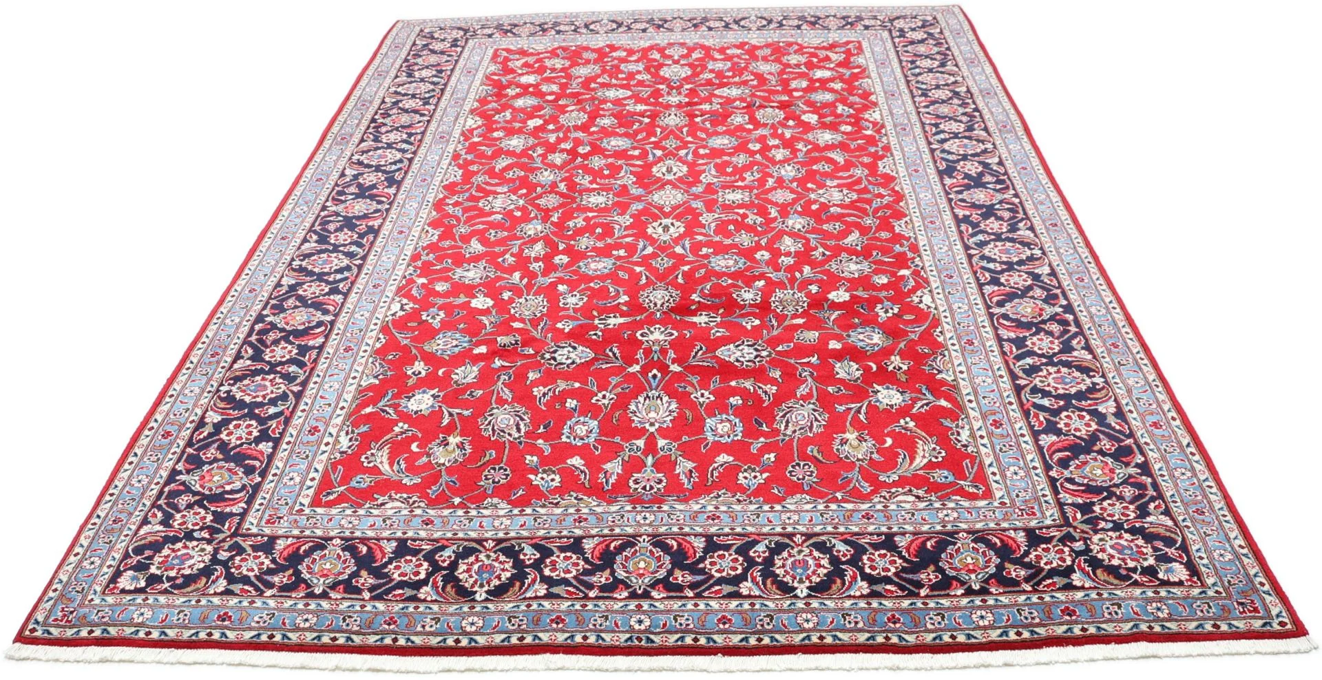 Alternative view of Wool Kashan Persian Rug 200 × 298 cm, hand-knotted