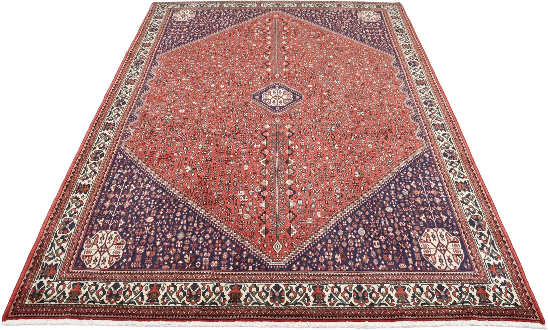 Alternative view of Wool Persian Rug 198 × 298 cm, hand-knotted