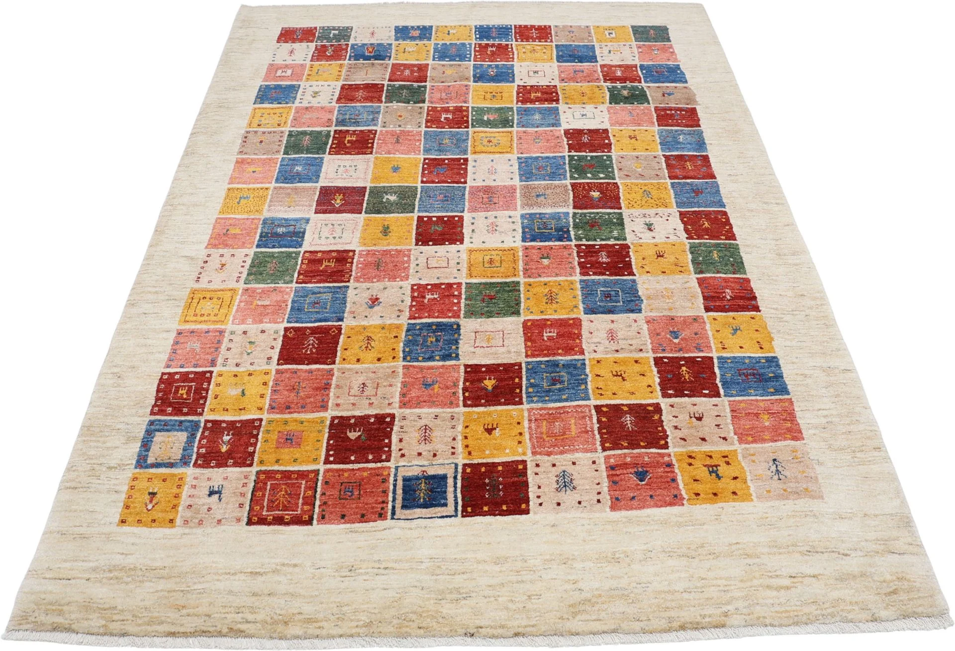 Alternative view of Wool Loribaft Persian Rug 200 × 285 cm, hand-knotted