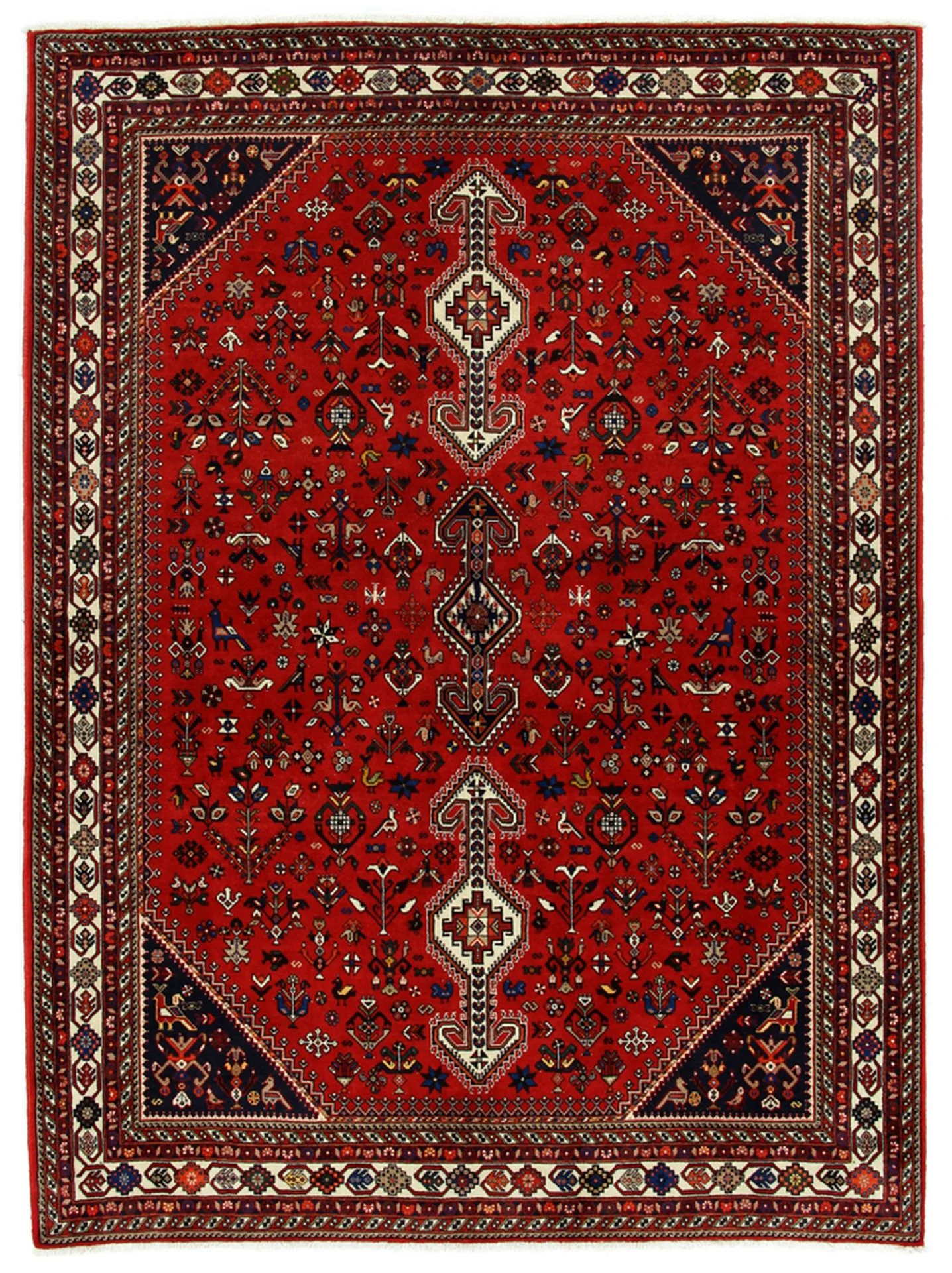 Hand-Knotted Persian Rug, 171 × 237 cm, Wool