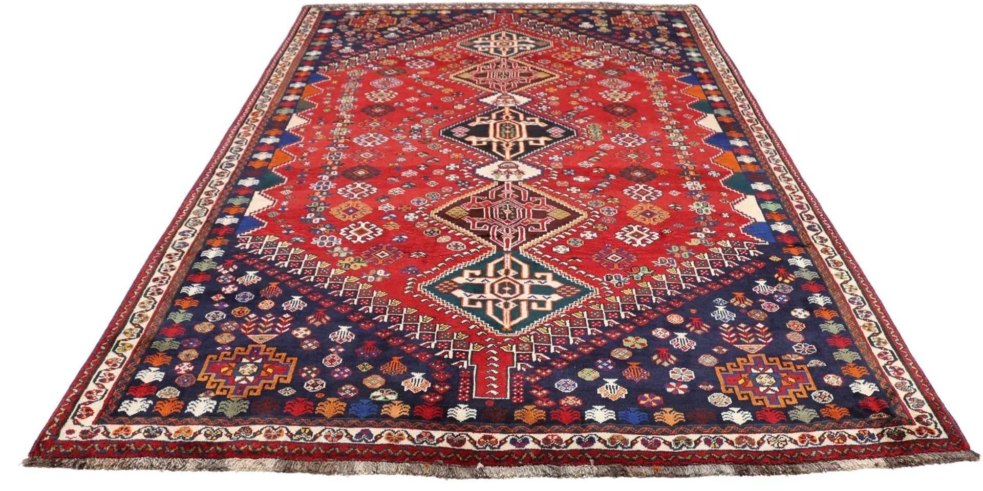 Alternative view of Wool Qashqai Persian Rug 168 × 270 cm, hand-knotted