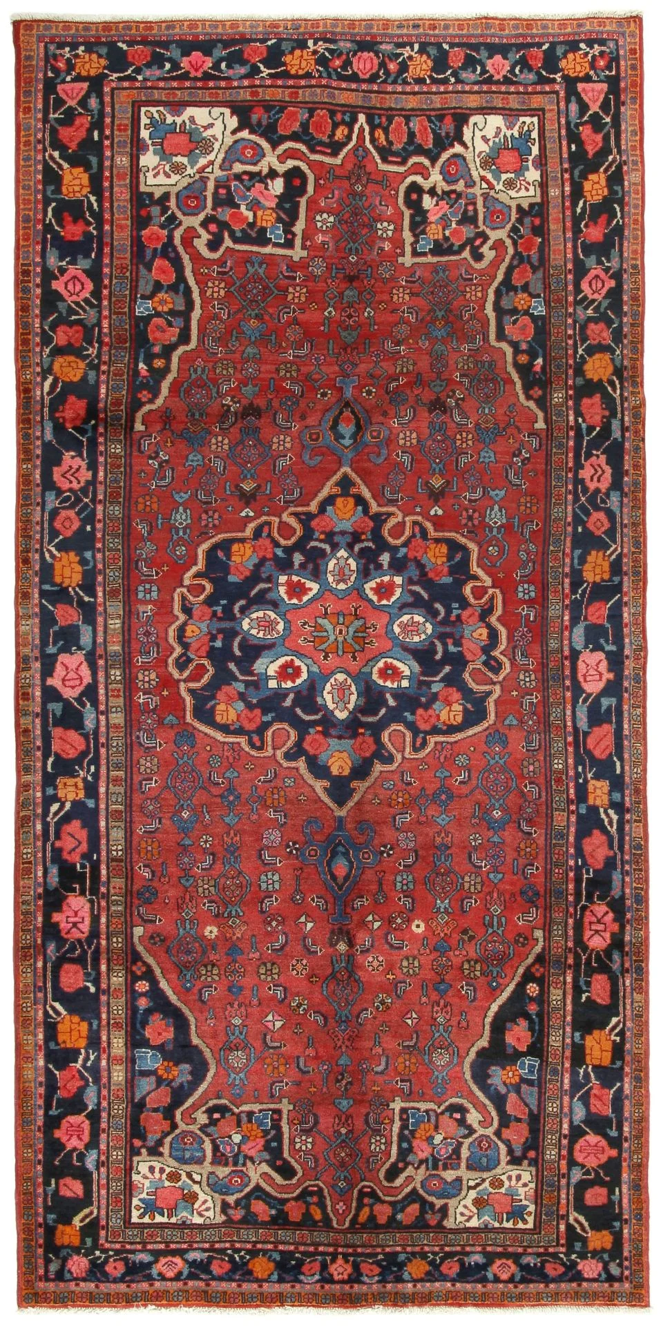 Bijar Persian Rug 144 × 298 cm in Wool, hand-knotted