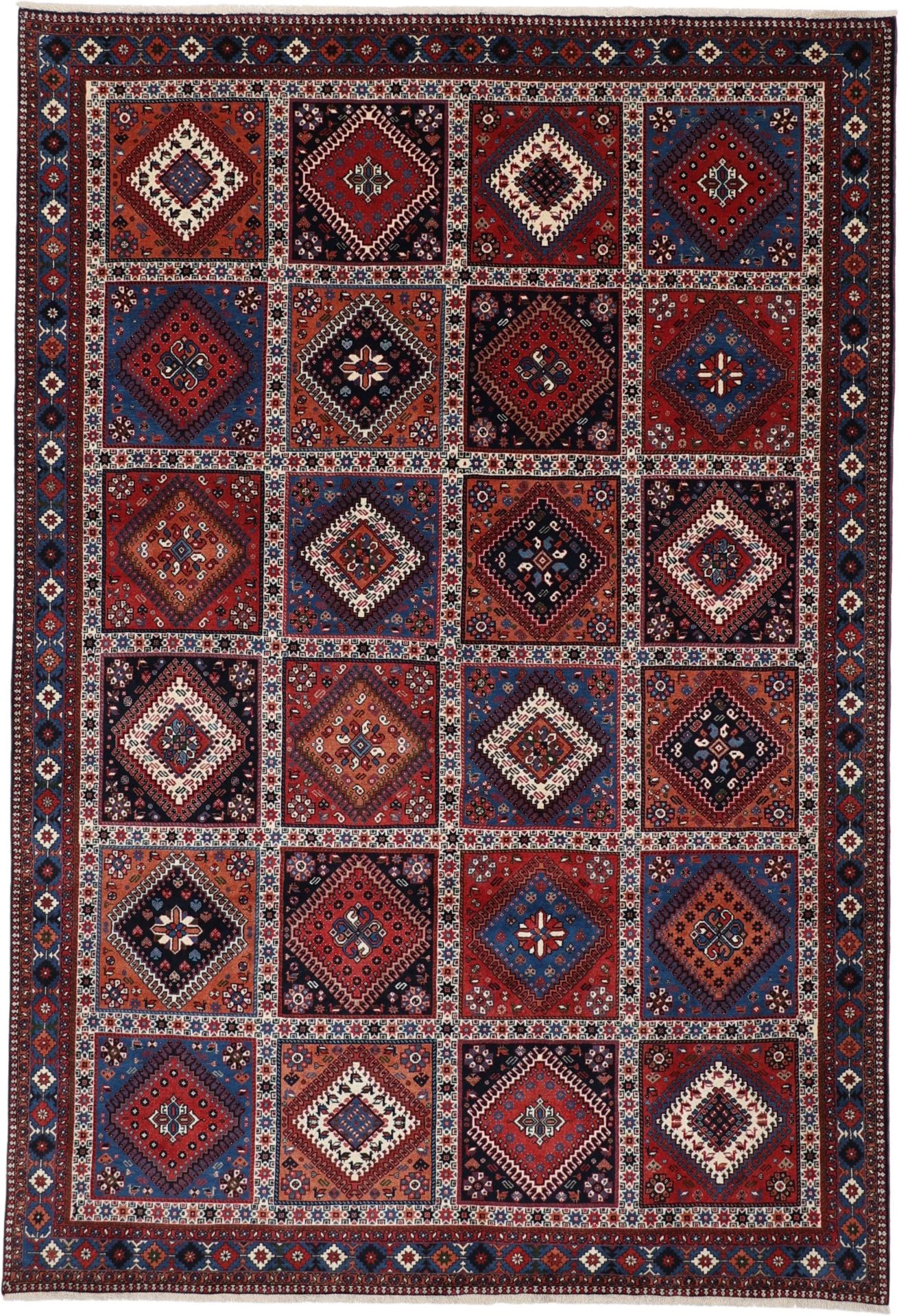 Hand-Knotted Persian Rug, 200 × 290 cm, Wool