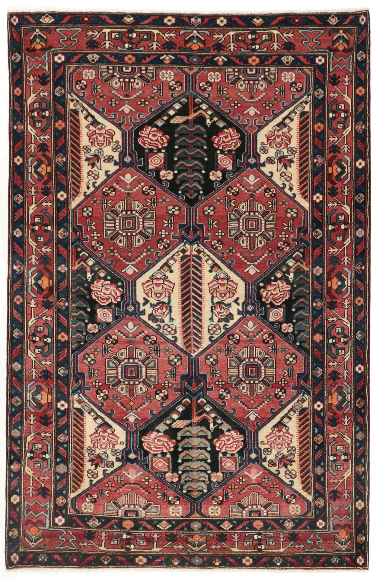 Bakhtiari Persian Rug 165 × 246 cm in Wool, hand-knotted