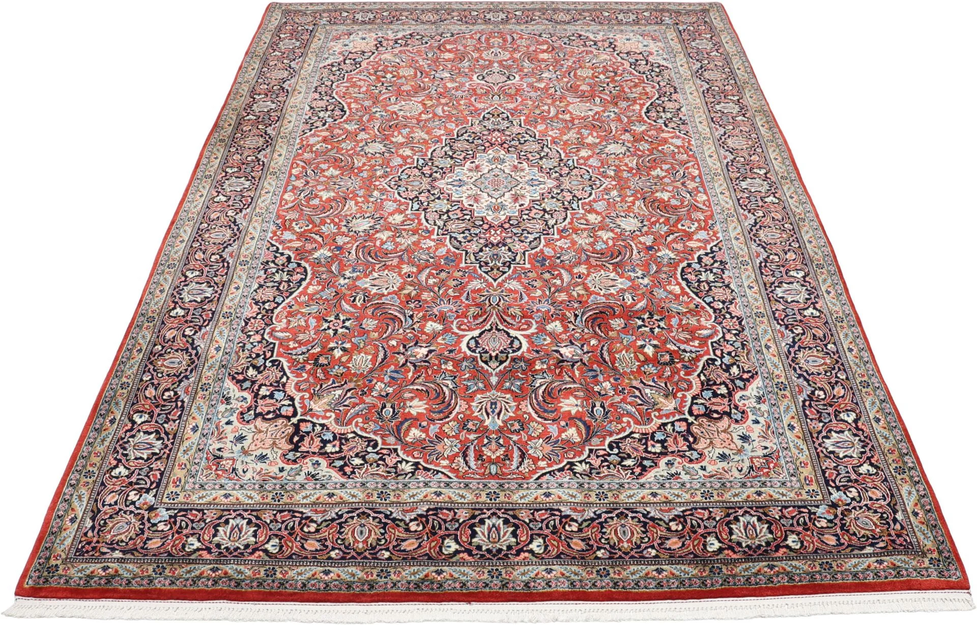 Alternative view of Hand-Knotted Sarouk Persian Rug, 202 × 286 cm, Wool