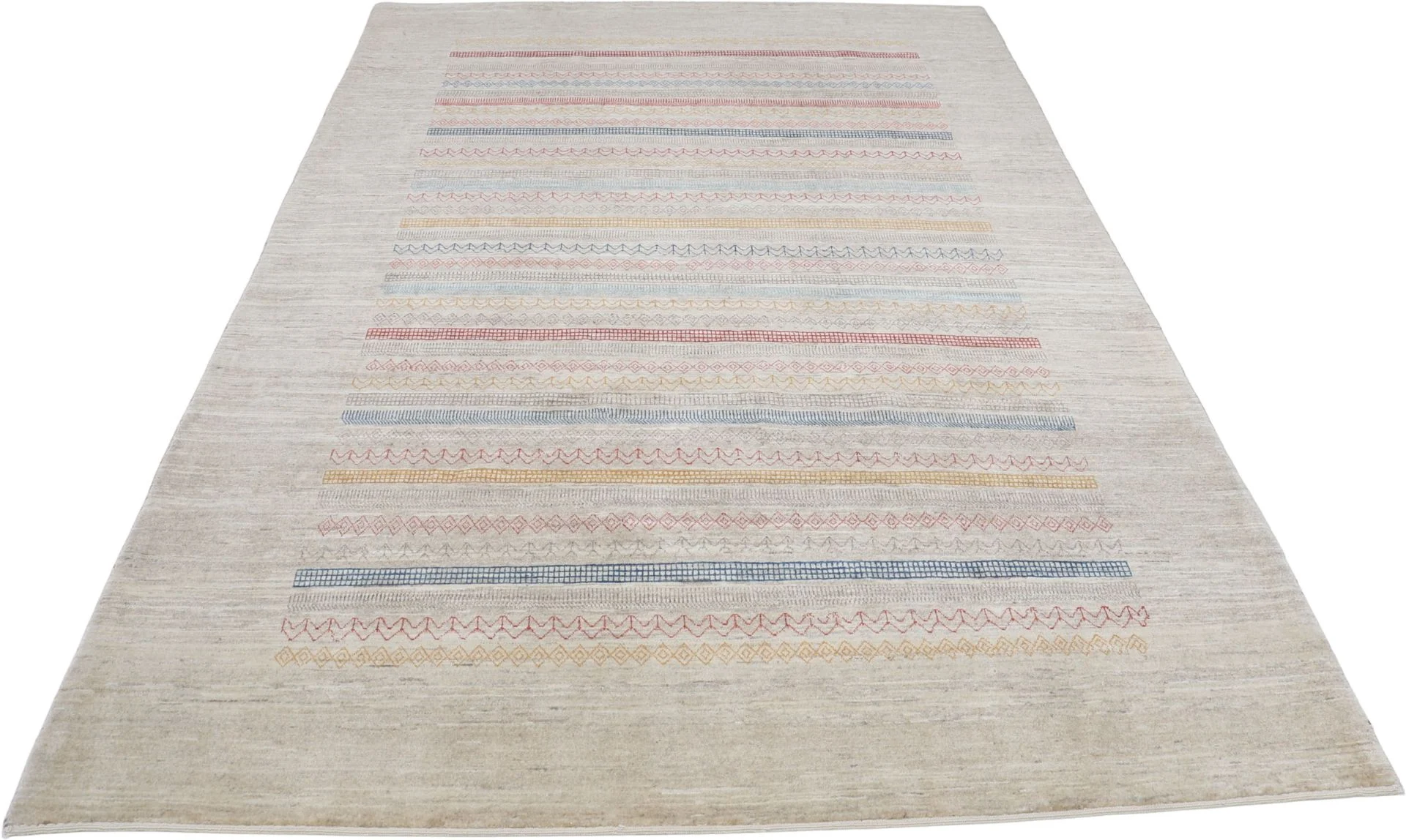 Alternative view of Hand-Knotted Loribaft Persian Rug, 200 × 290 cm, Wool
