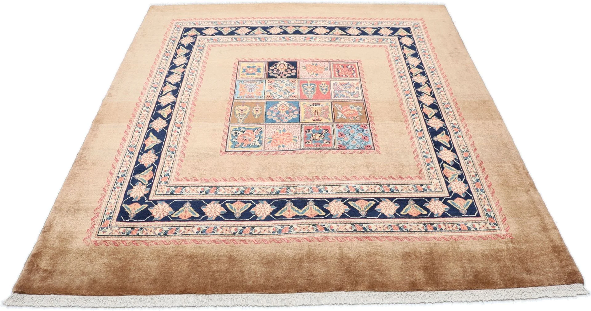 Alternative view of Hand-Knotted Sarouk Persian Rug, 198 × 209 cm, Wool