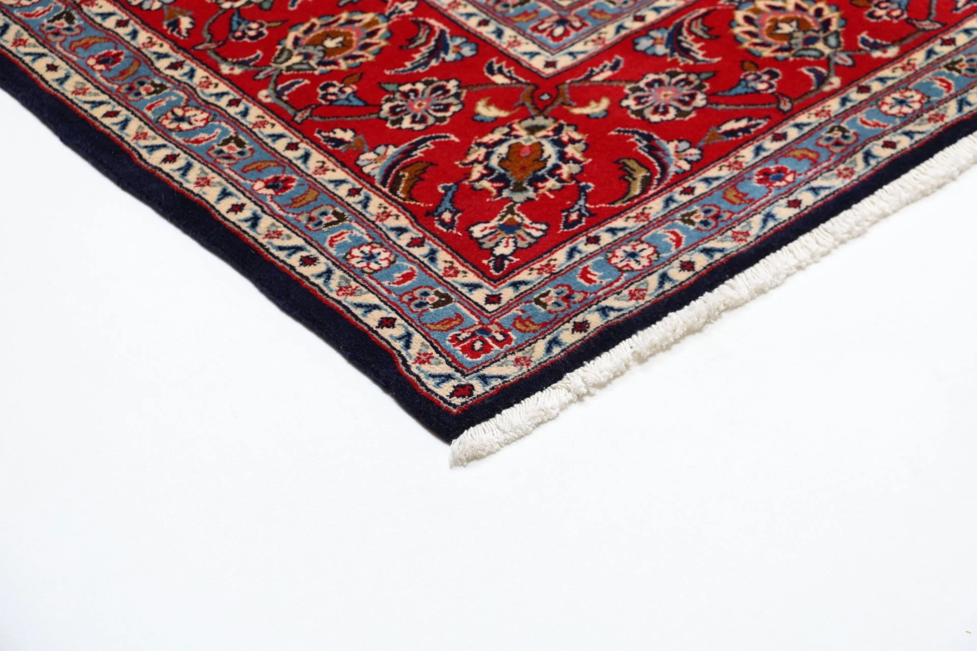 Hand-Knotted Kashan Persian Rug, 200 × 287 cm, Wool - Image 6