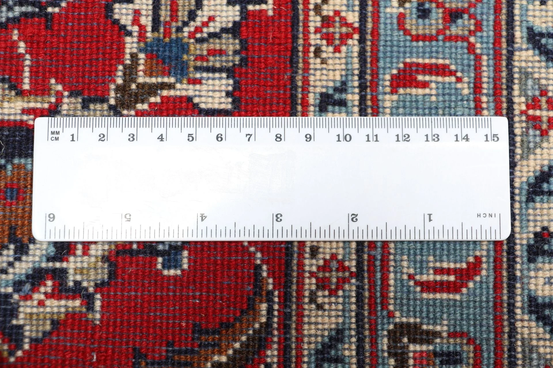Hand-Knotted Kashan Persian Rug, 200 × 287 cm, Wool - Image 11