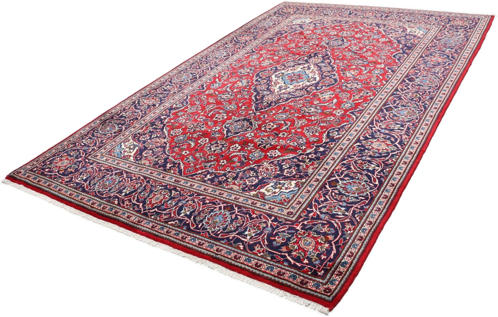 Kashan Persian Rug 195 × 304 cm in Wool, hand-knotted - Image 3