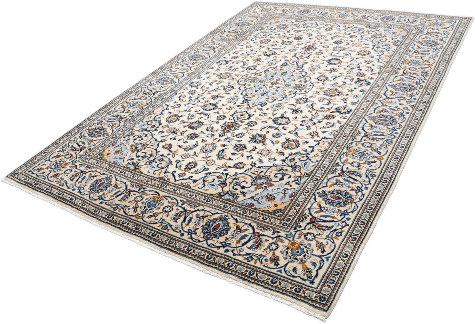 Wool Kashan Persian Rug 198 × 294 cm, hand-knotted - Image 3