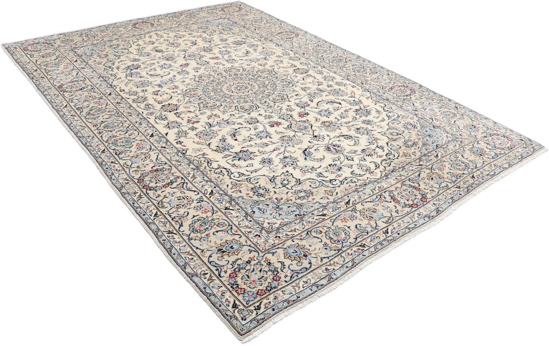 Kashan Persian Rug 197 × 294 cm in Wool, hand-knotted - Image 4