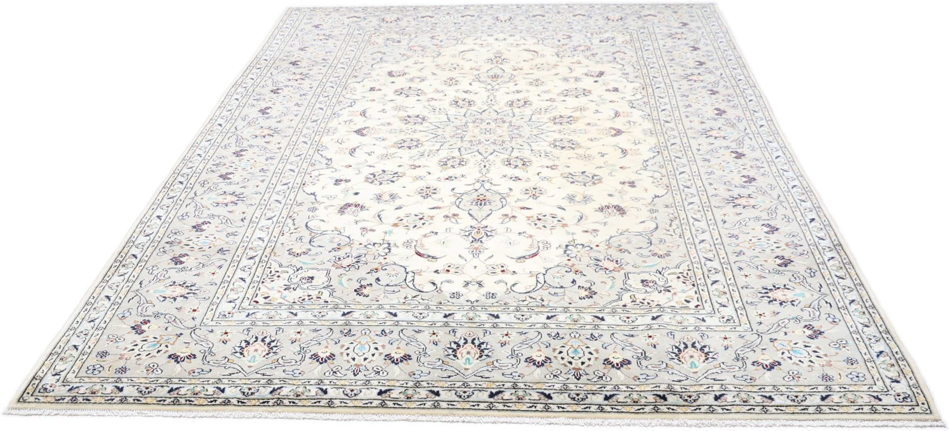 Alternative view of Wool Kashan Persian Rug 198 × 300 cm, hand-knotted
