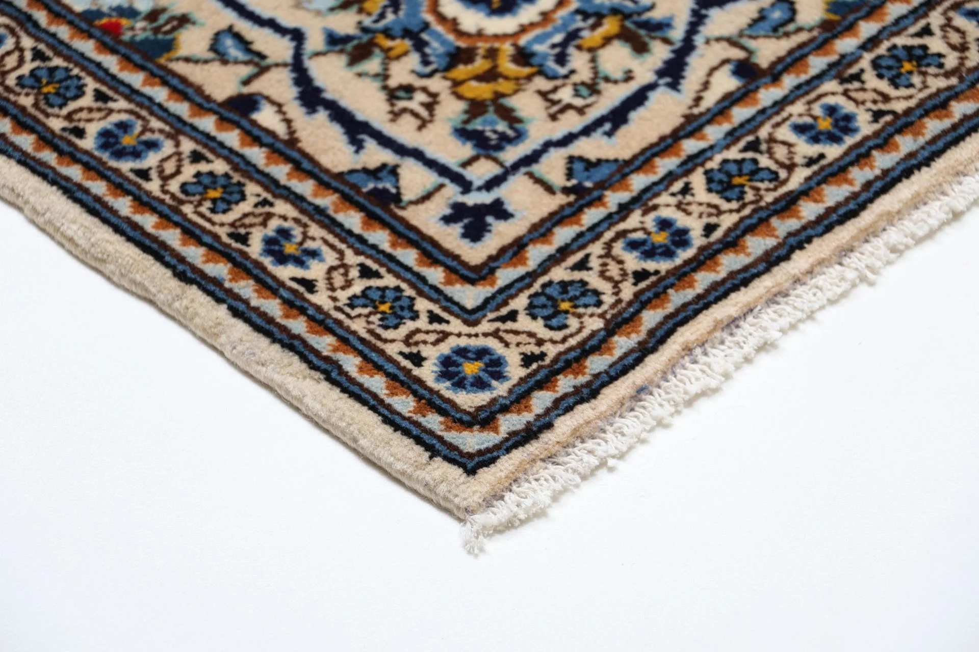 Hand-Knotted Kashan Persian Rug, 200 × 295 cm, Wool - Image 6