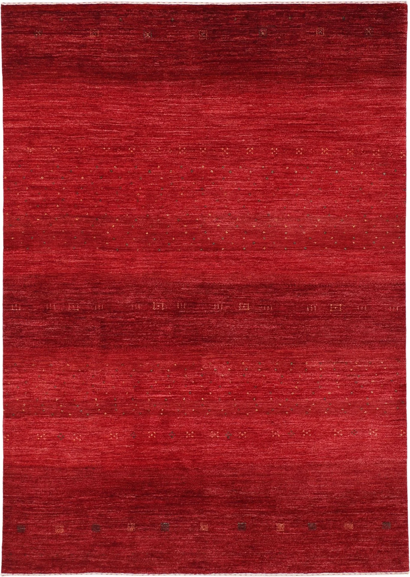 Hand-Knotted Loribaft Indian Rug, 168 × 244 cm, Wool