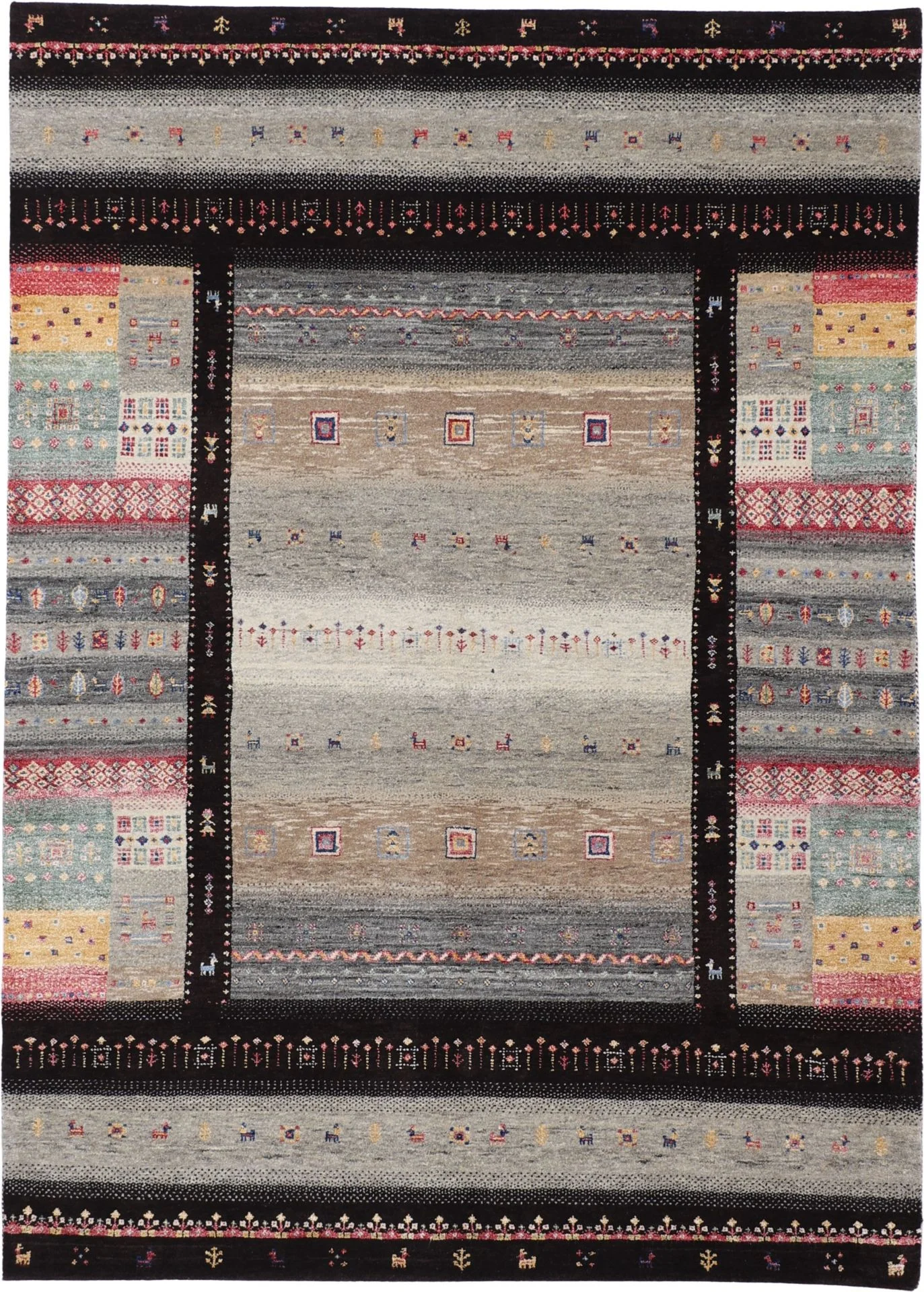 Loribaft Indian Rug 174 × 242 cm in Wool, hand-knotted