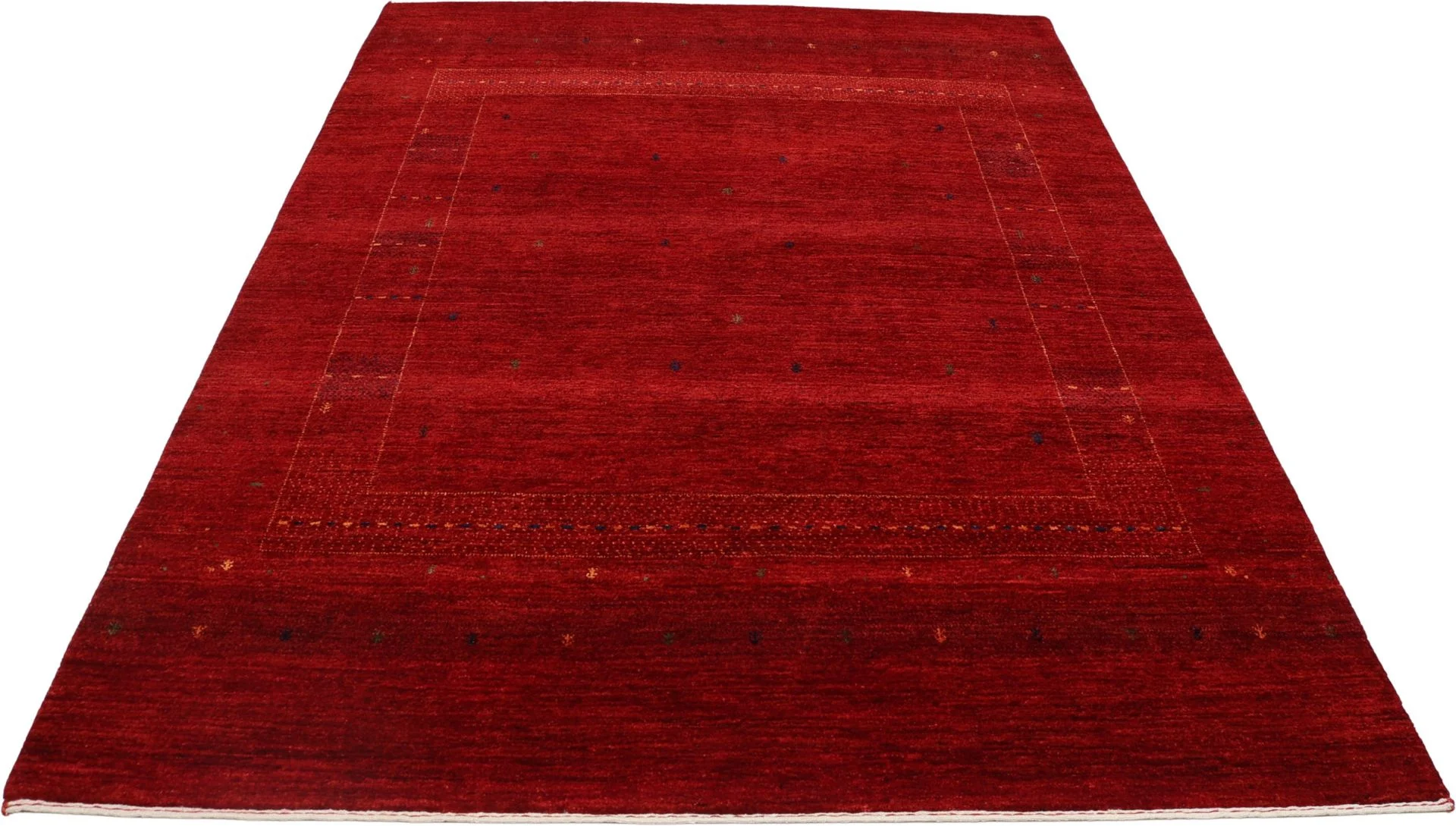 Alternative view of Wool Loribaft Indian Rug 176 × 244 cm, hand-knotted