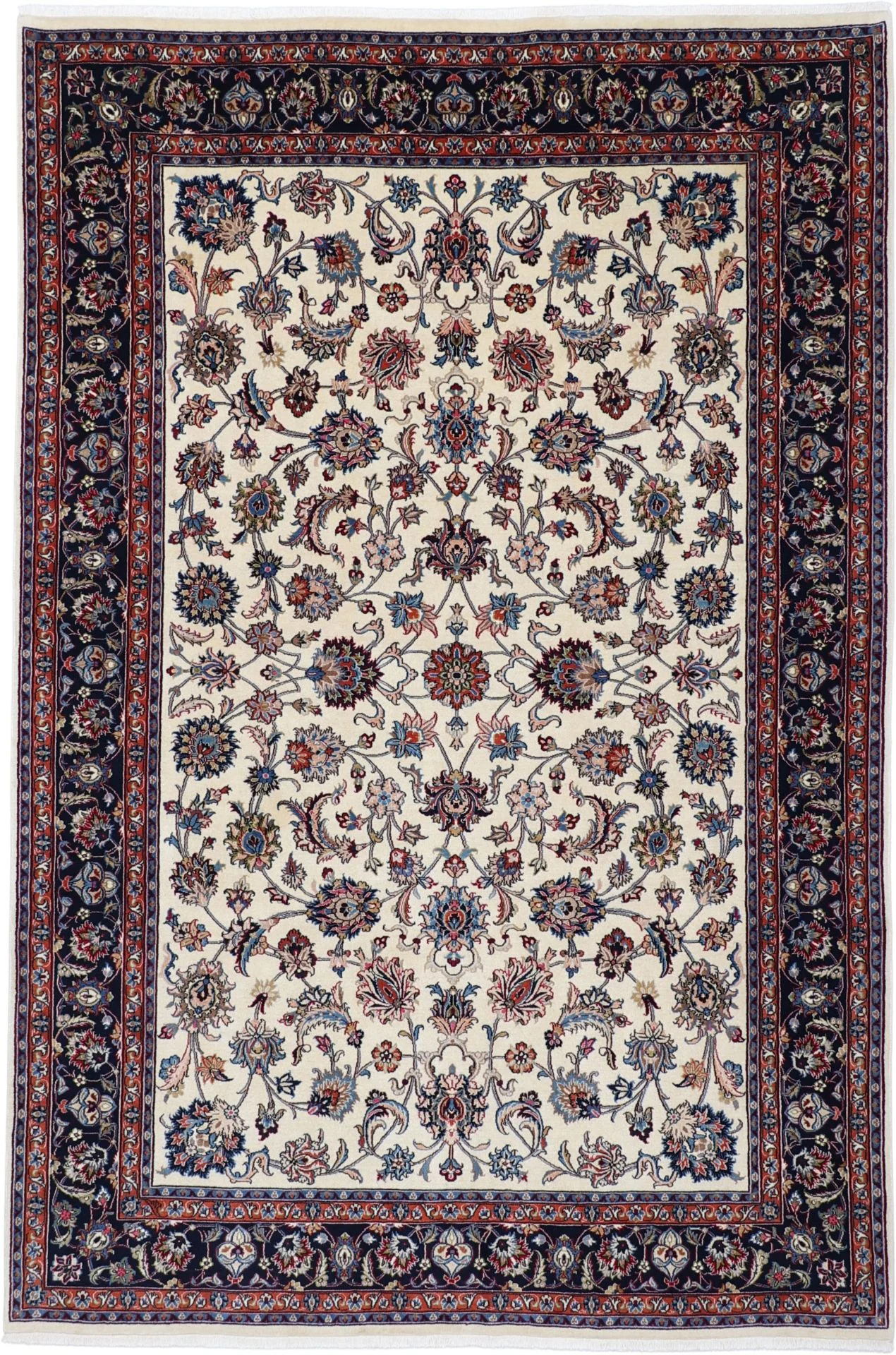 Hand-Knotted Kashmar Persian Rug, 194 × 290 cm, Wool
