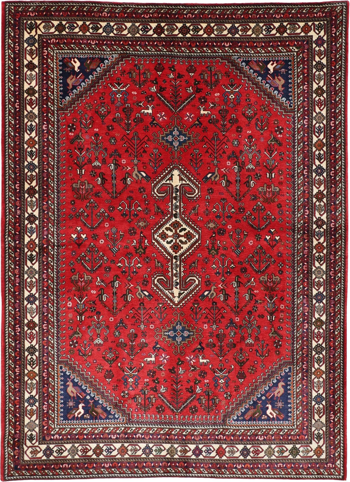 Persian Rug 172 × 236 cm in Wool, hand-knotted