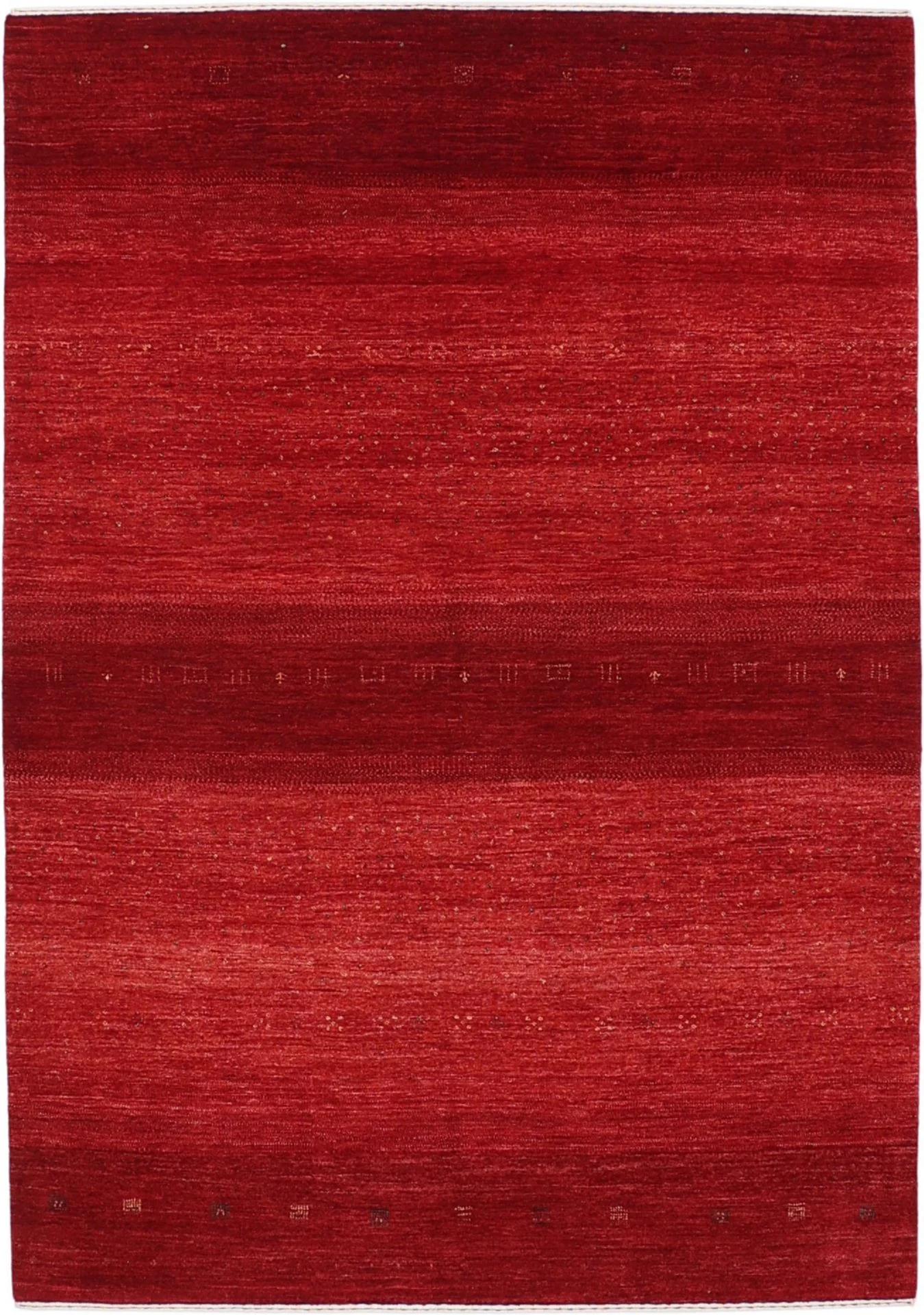Hand-Knotted Loribaft Indian Rug, 174 × 247 cm, Wool