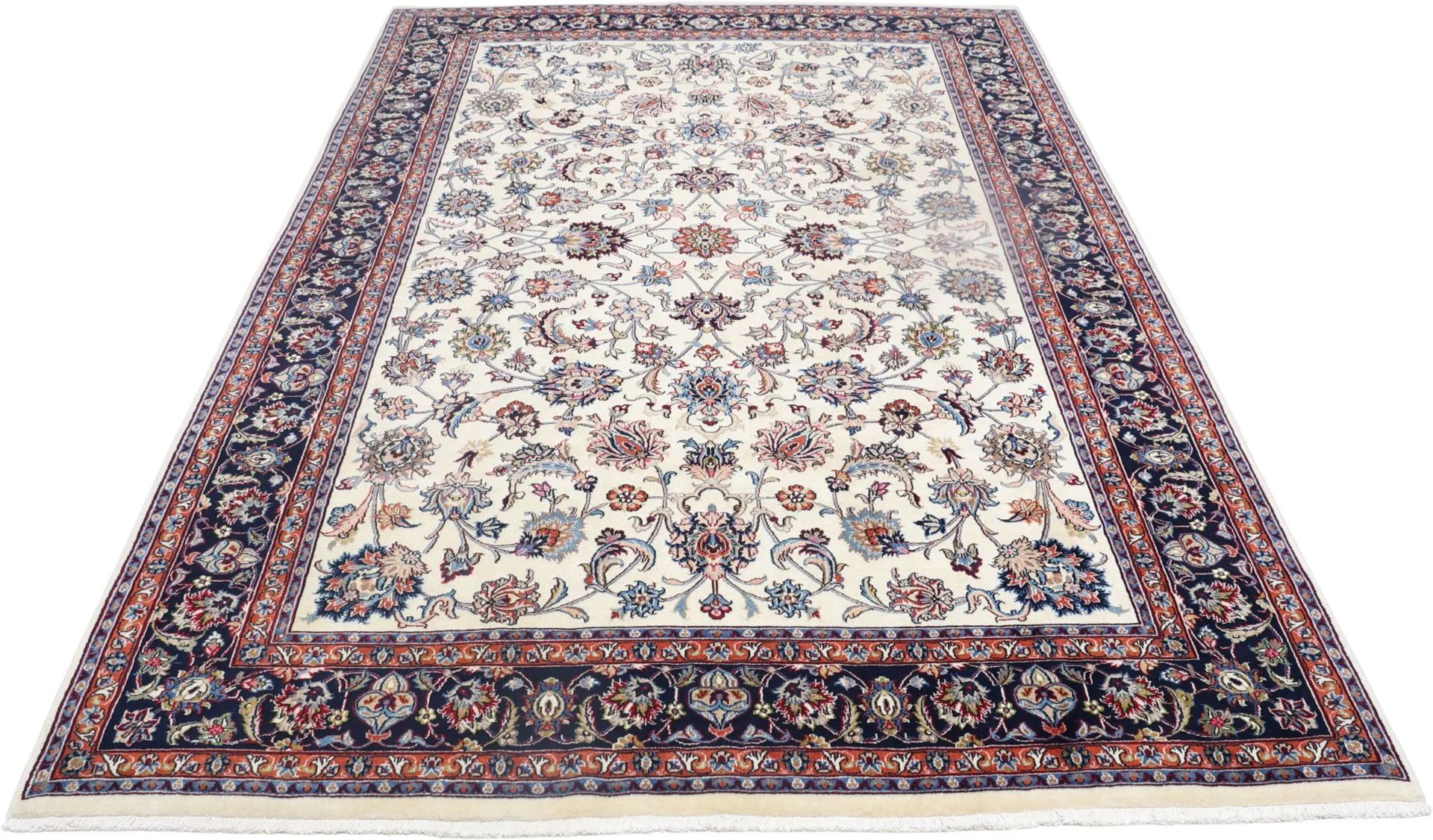Alternative view of Hand-Knotted Kashmar Persian Rug, 194 × 290 cm, Wool