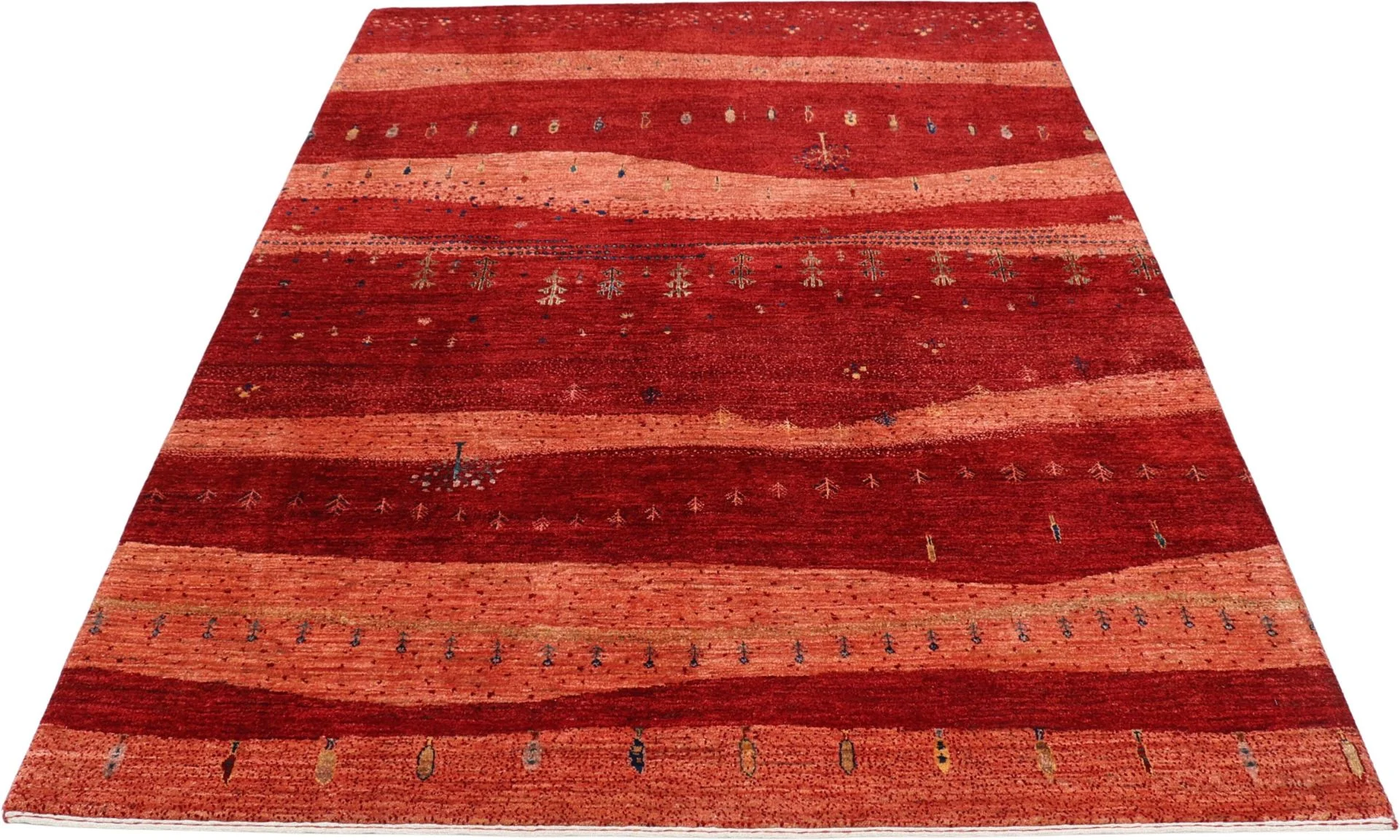 Alternative view of Loribaft Indian Rug 178 × 250 cm in Wool, hand-knotted
