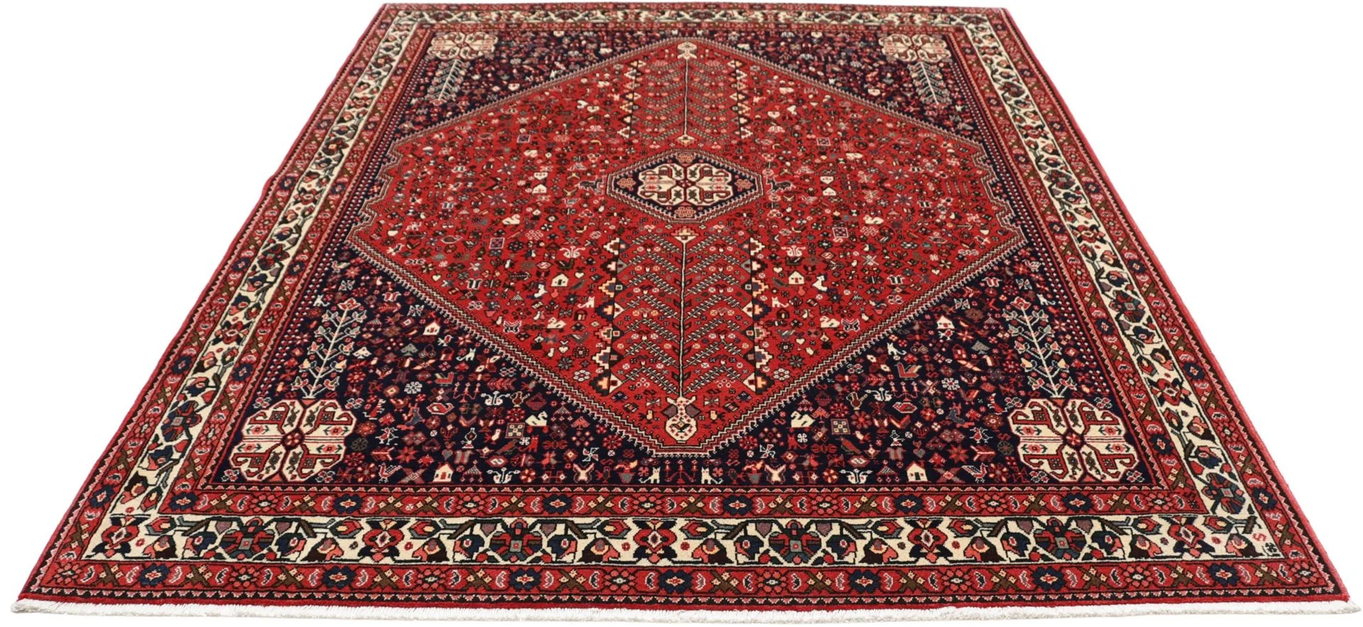 Wool Persian Rug 178 × 243 cm, hand-knotted - Image 7