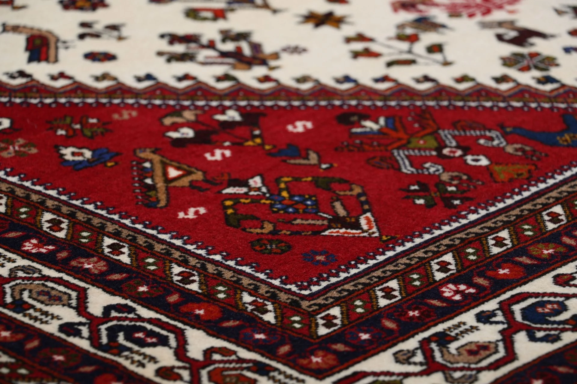 Persian Rug 177 × 238 cm in Wool, hand-knotted - Image 5
