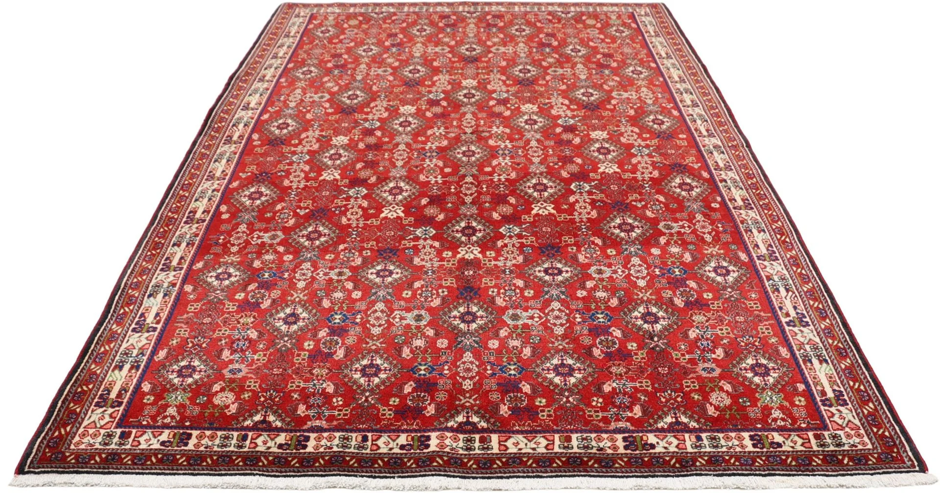 Alternative view of Hand-Knotted Qashqai Persian Rug, 158 × 254 cm, Wool