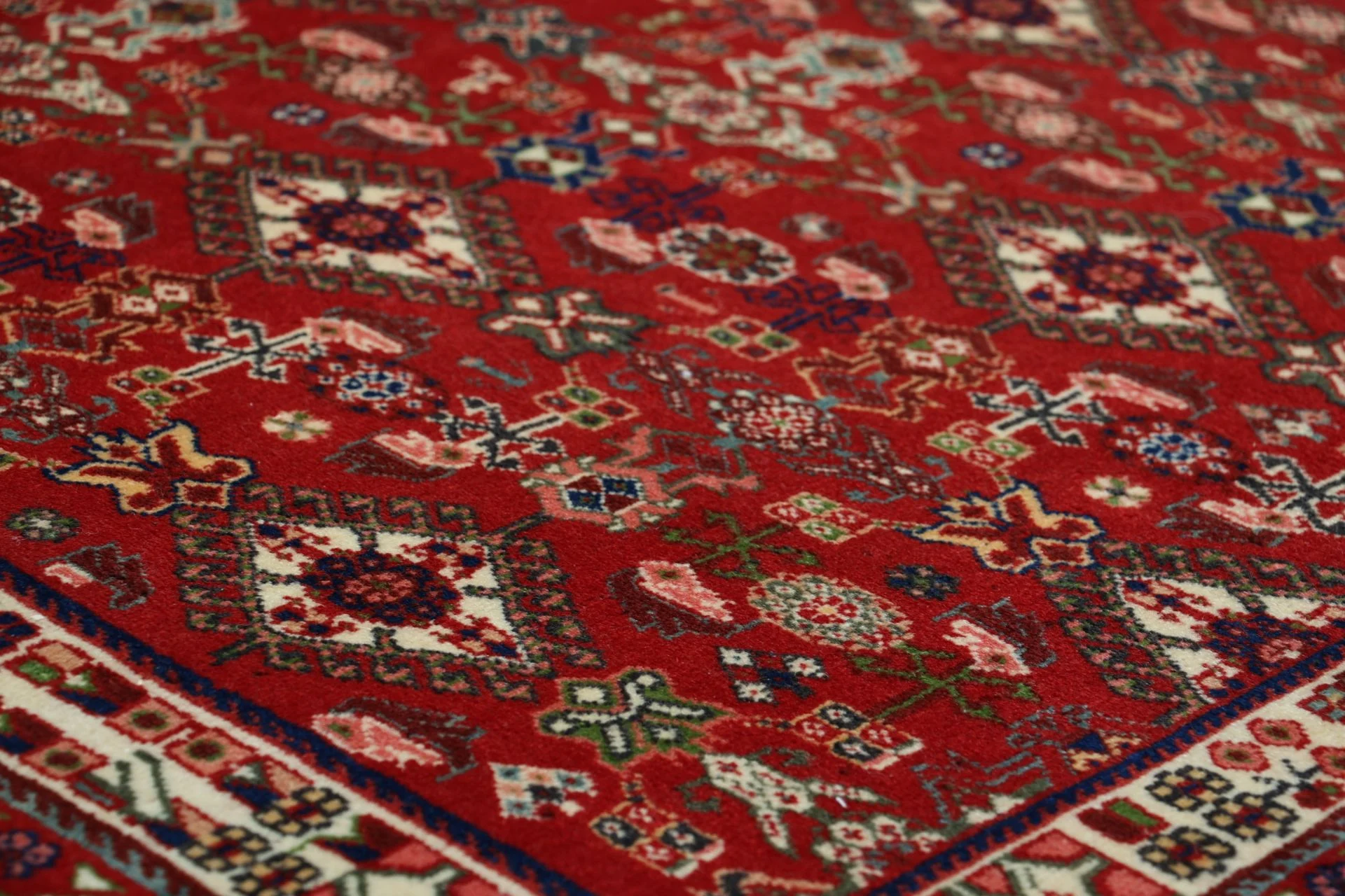 Hand-Knotted Qashqai Persian Rug, 158 × 254 cm, Wool - Image 5