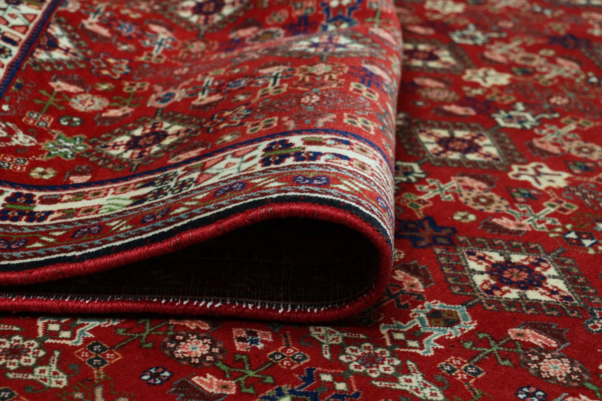 Hand-Knotted Qashqai Persian Rug, 158 × 254 cm, Wool - Image 10