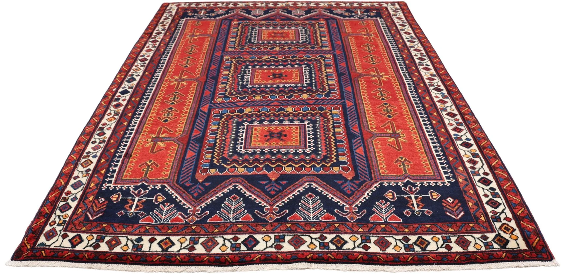 Alternative view of Hand-Knotted Persian Rug, 170 × 237 cm, Wool