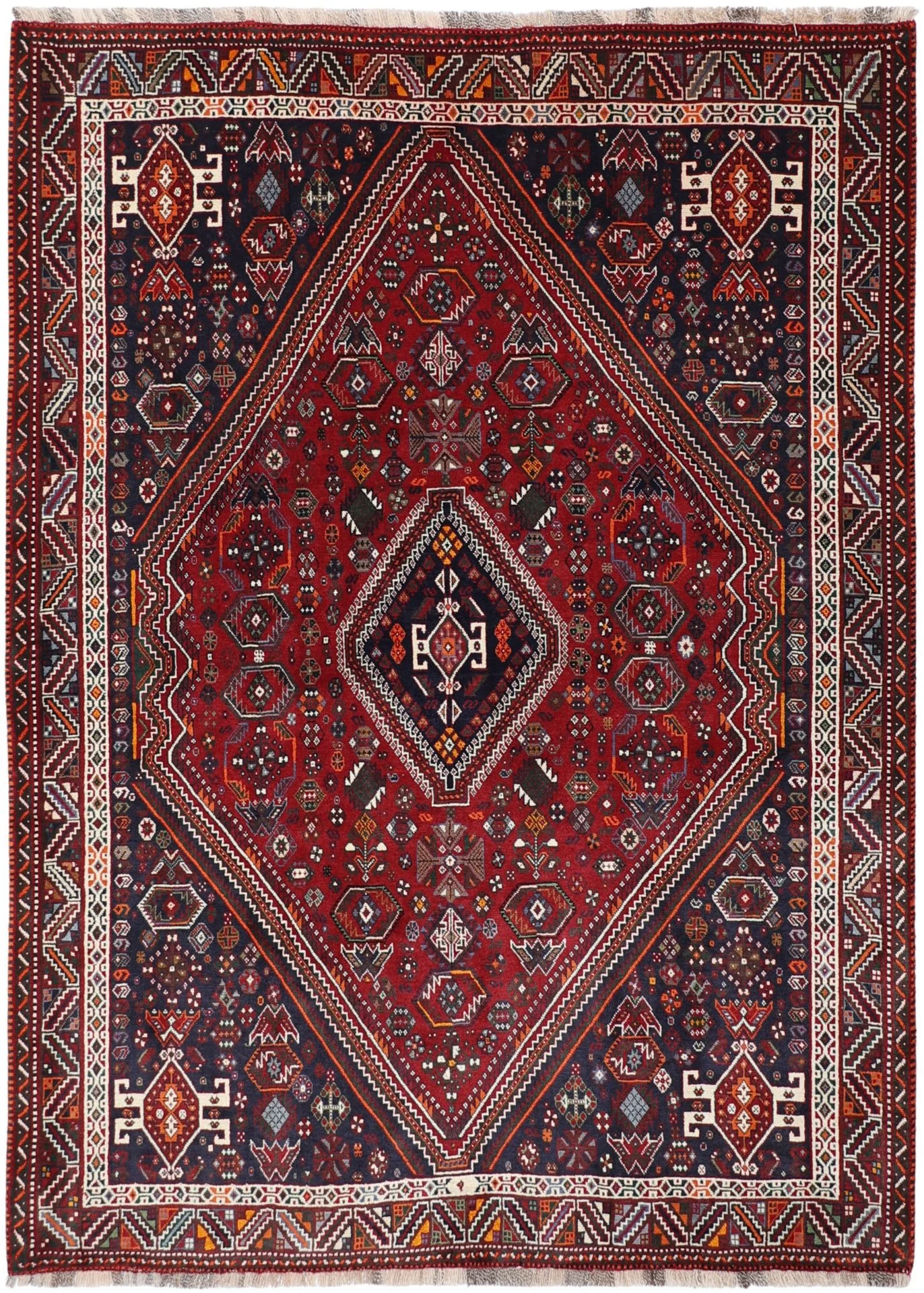 Wool Qashqai Persian Rug 180 × 240 cm, hand-knotted