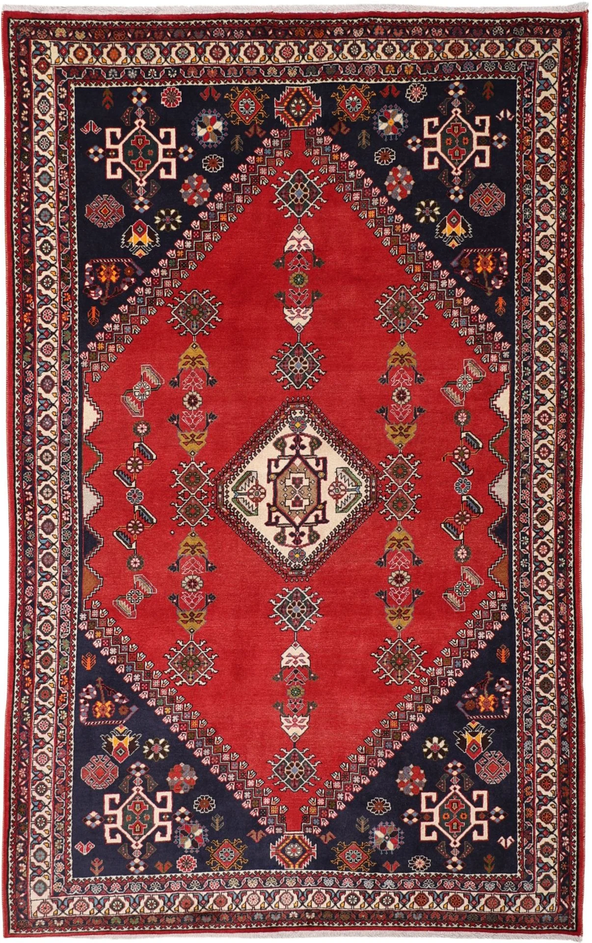 Shiraz Persian Rug 167 × 266 cm in Wool, hand-knotted
