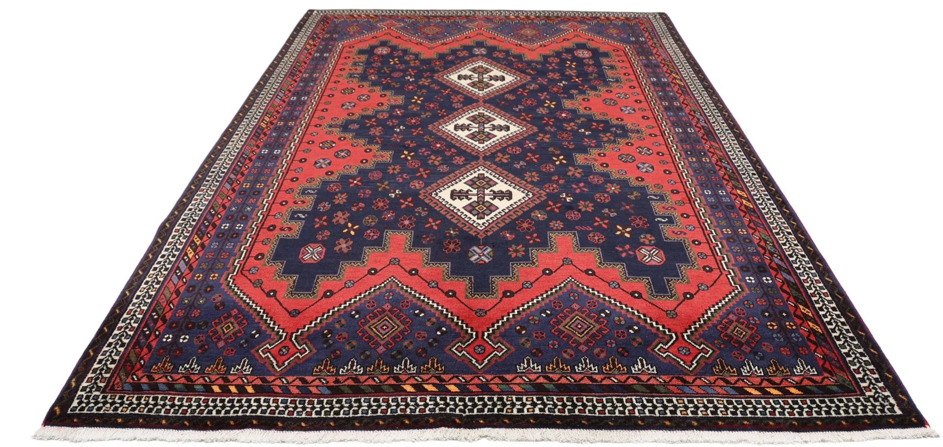 Alternative view of Wool Persian Rug 176 × 268 cm, hand-knotted