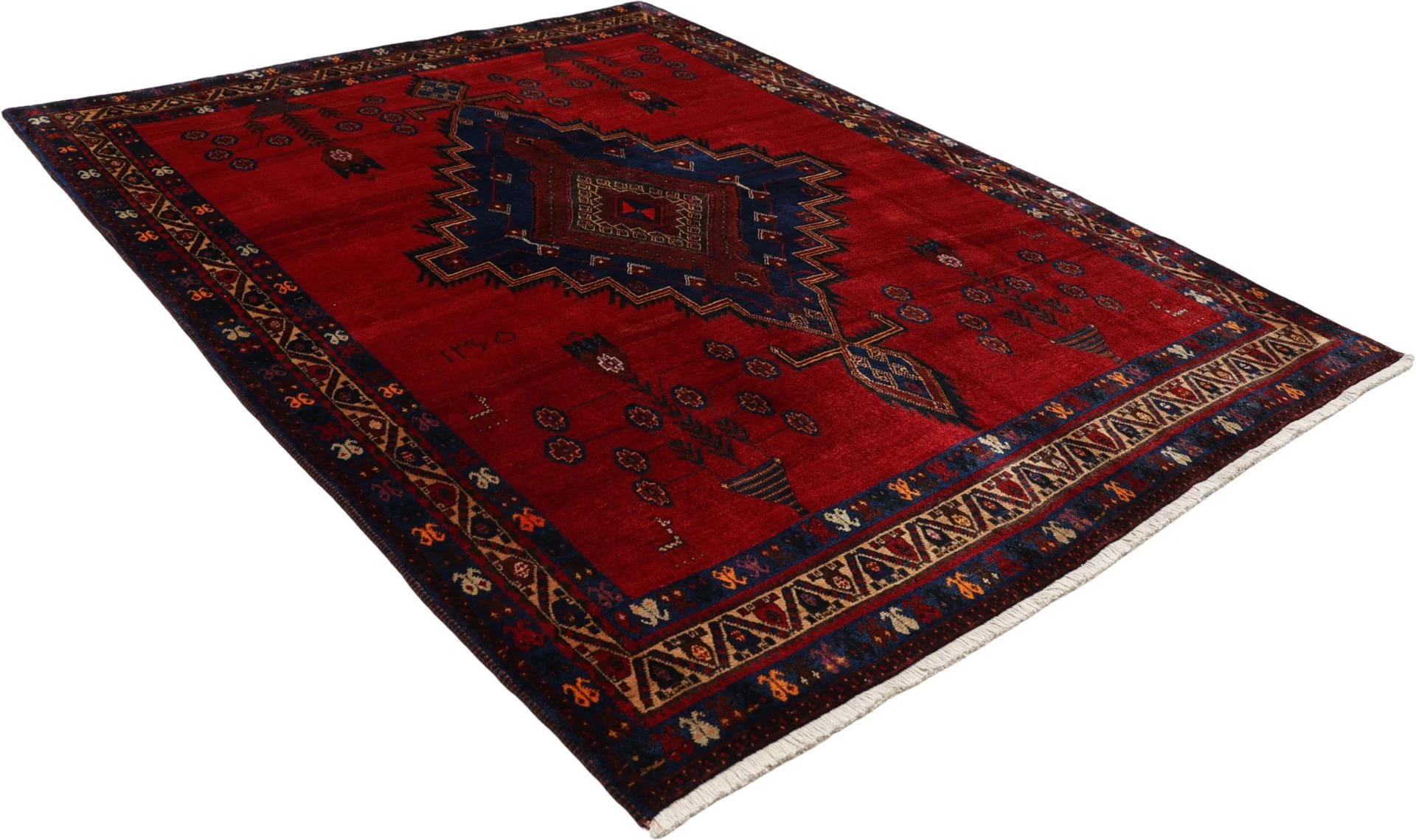 Hand-Knotted Persian Rug, 180 × 235 cm, Wool - Image 4