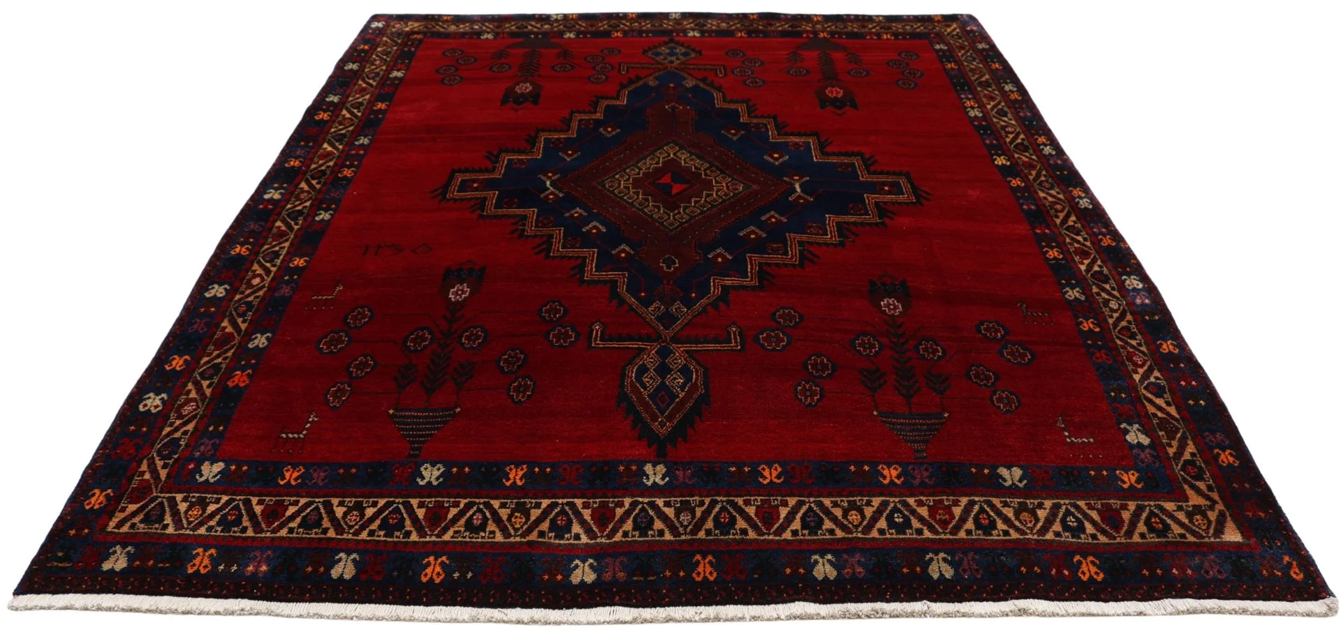 Hand-Knotted Persian Rug, 180 × 235 cm, Wool - Image 7