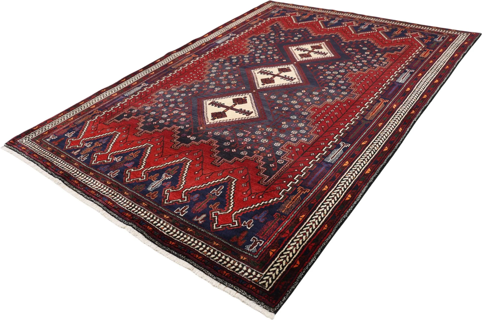 Persian Rug 169 × 238 cm in Wool, hand-knotted - Image 3